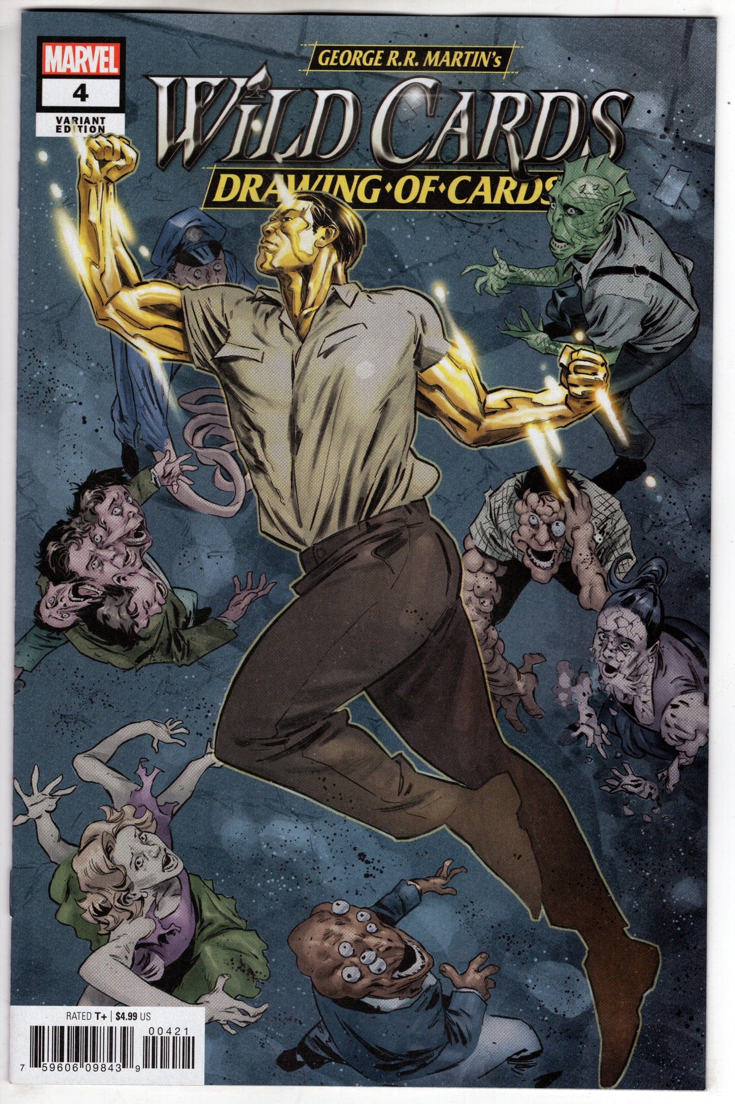 MARVEL PRH COMIC BOOK WILD CARDS DRAWING OF CARDS #4 (OF 4) MOBILI VARIANT