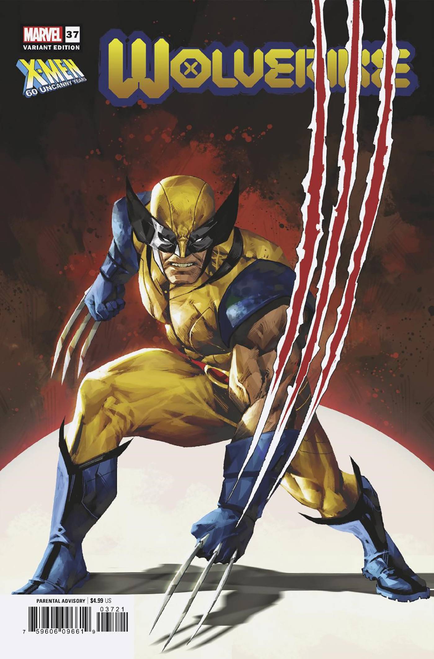 MARVEL PRH COMIC BOOK WOLVERINE #37 KAEL NGU X-MEN 60TH VAR