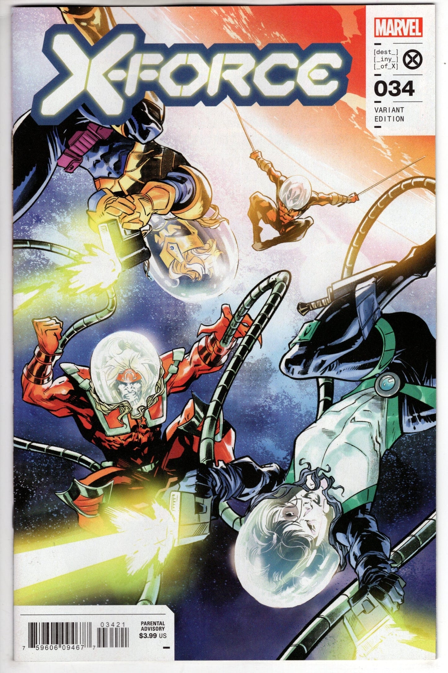 MARVEL PRH COMIC BOOK X-FORCE #34 MANNA VARIANT