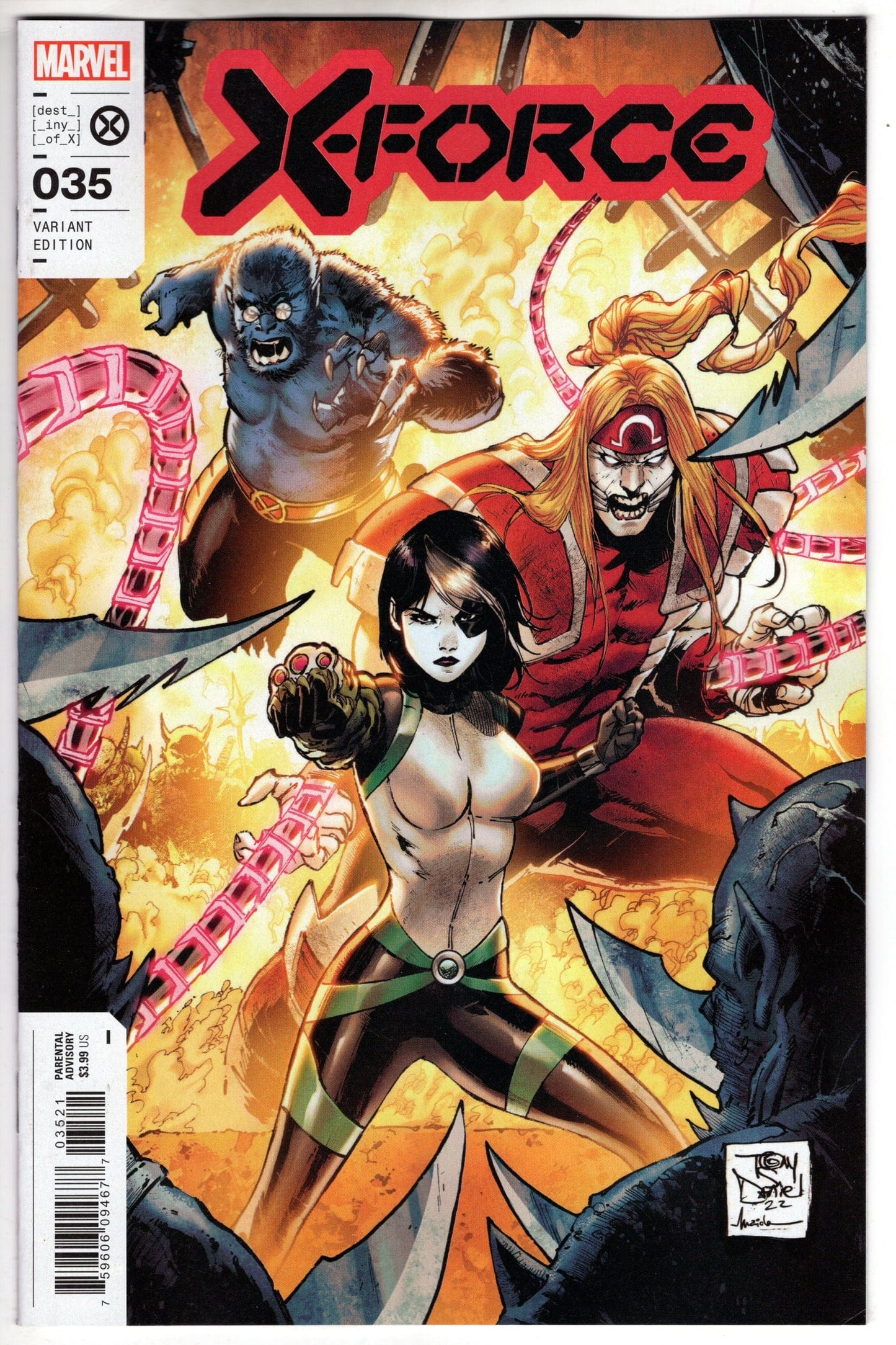 MARVEL PRH COMIC BOOK X-FORCE #35 DANIEL VARIANT