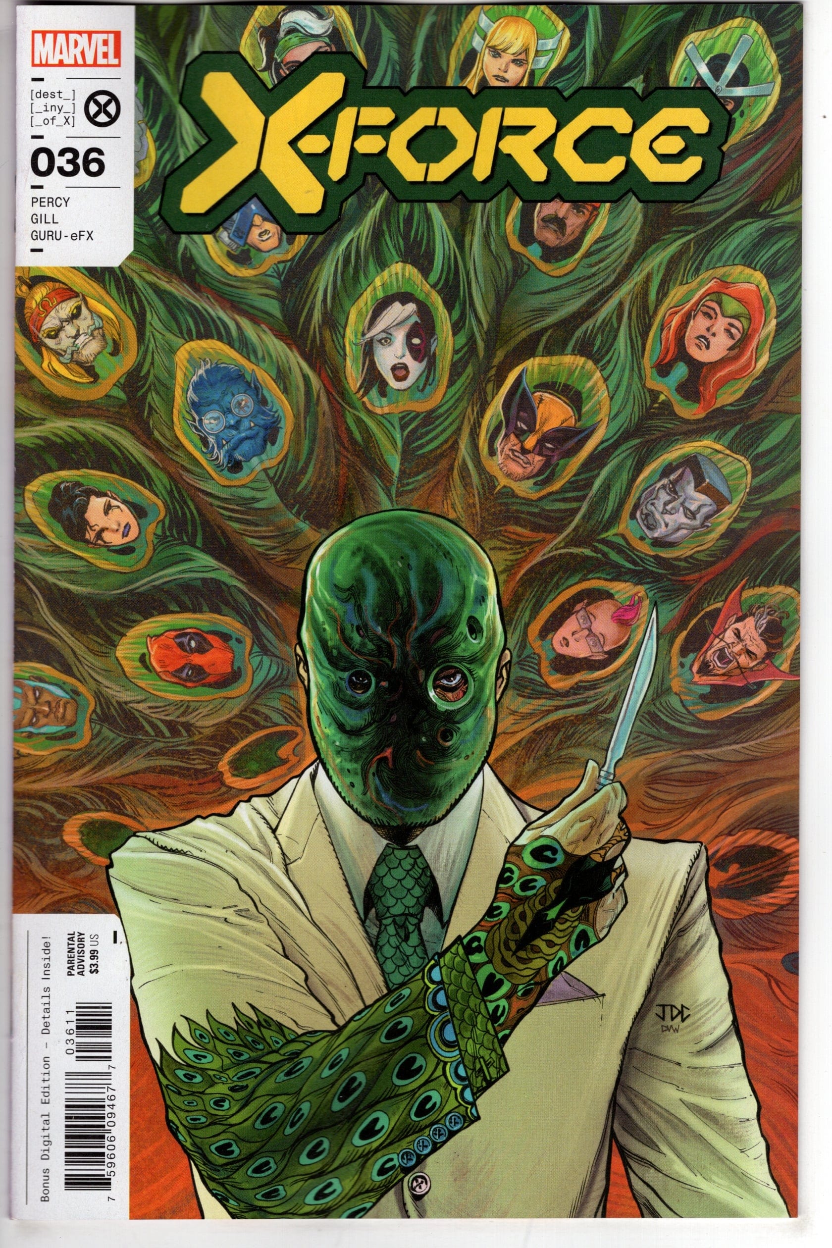 MARVEL PRH COMIC BOOK X-FORCE #36