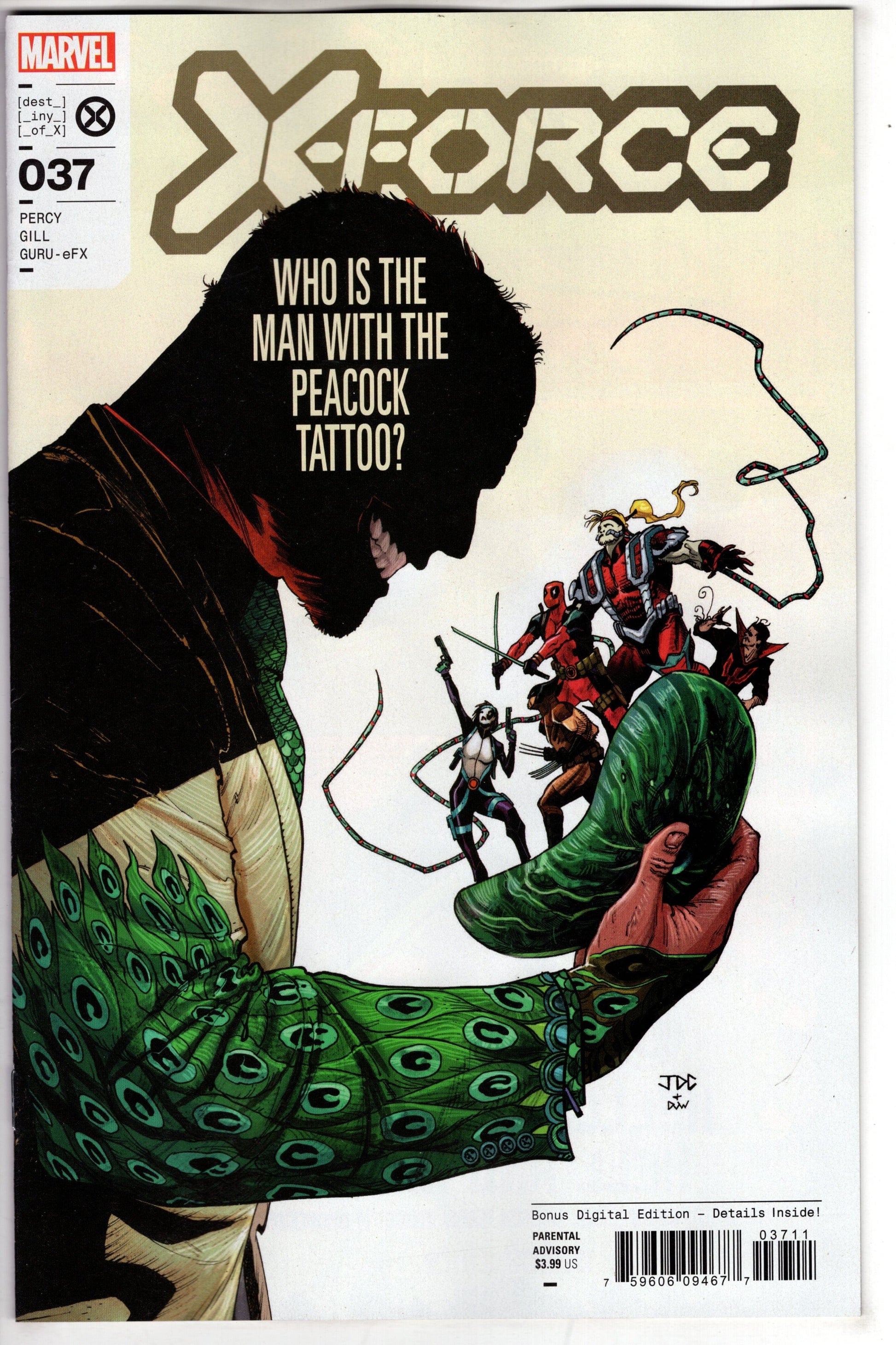 MARVEL PRH COMIC BOOK X-FORCE #37