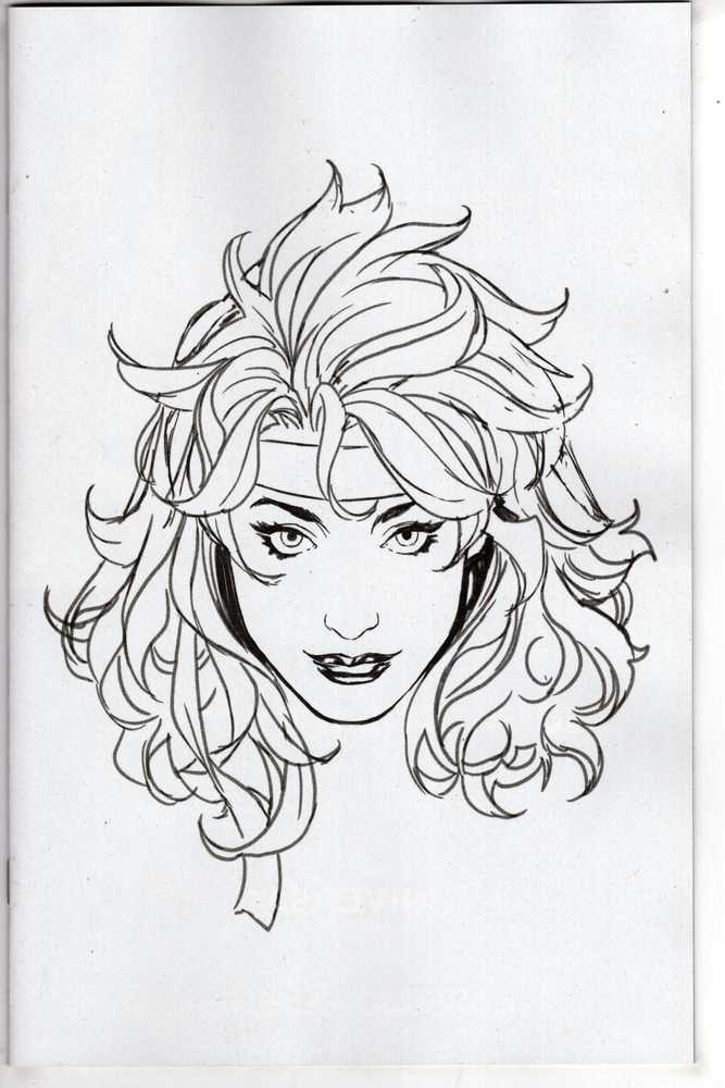MARVEL PRH COMIC BOOK X-Men #32 Mark Brooks Headshot Full Art Sketch Variant [Fhx]