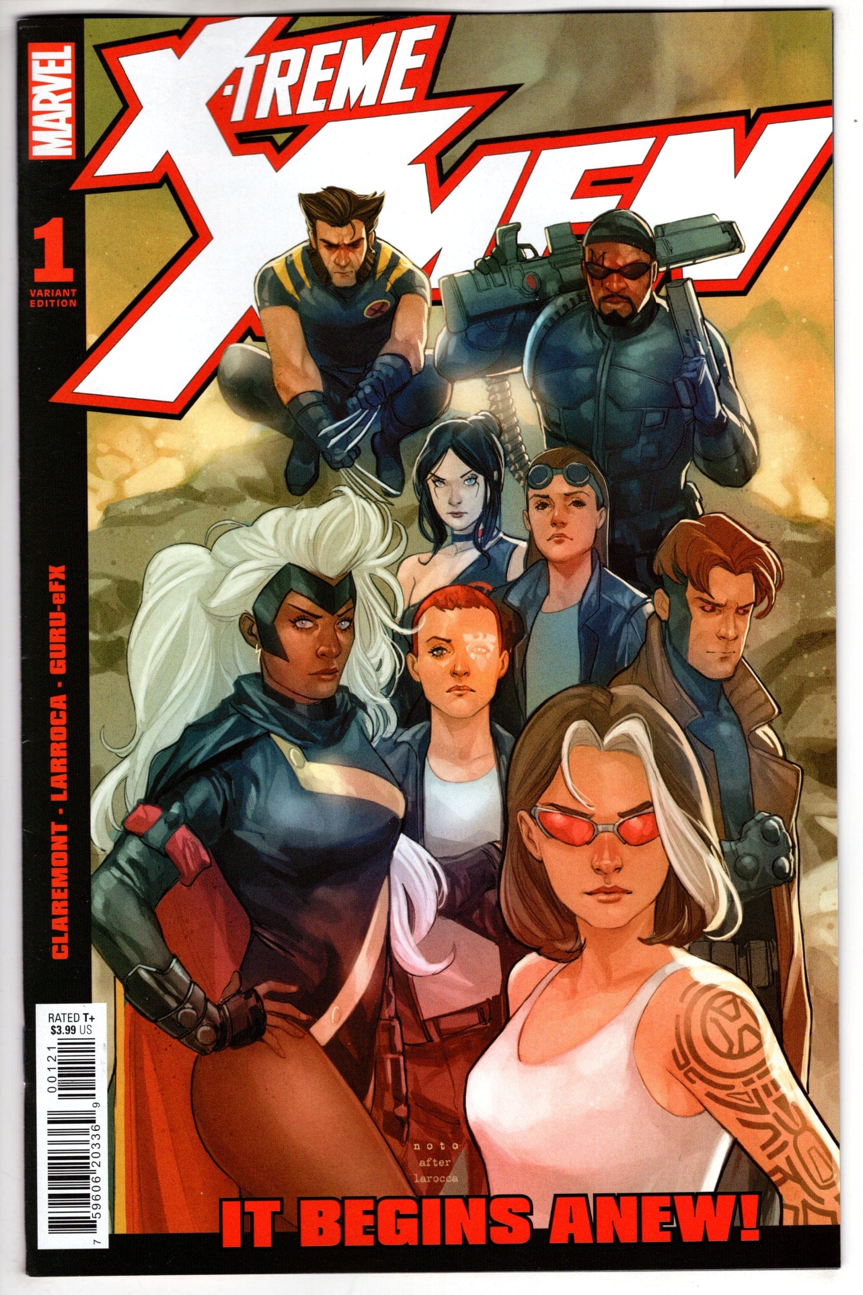MARVEL PRH COMIC BOOK X-TREME X-MEN #1 (OF 5) NOTO HOMAGE VARIANT