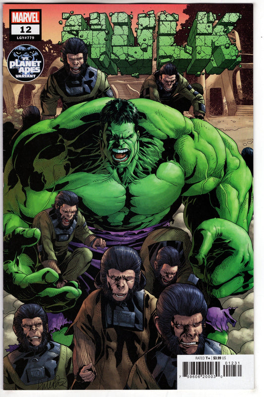 MARVEL PRH COMIC BOOKS HULK #12 LARROCA PLANET OF APES VAR