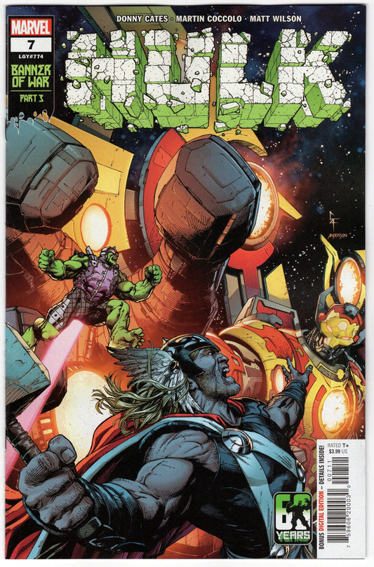 MARVEL PRH COMIC BOOKS HULK #7