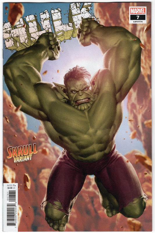 MARVEL PRH COMIC BOOKS HULK #7 YOON SKRULL VARIANT