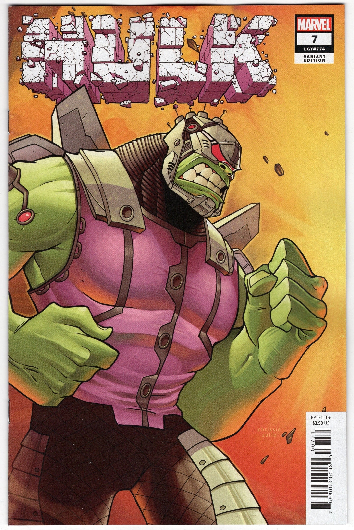 MARVEL PRH COMIC BOOKS HULK #7 ZULLO VARIANT