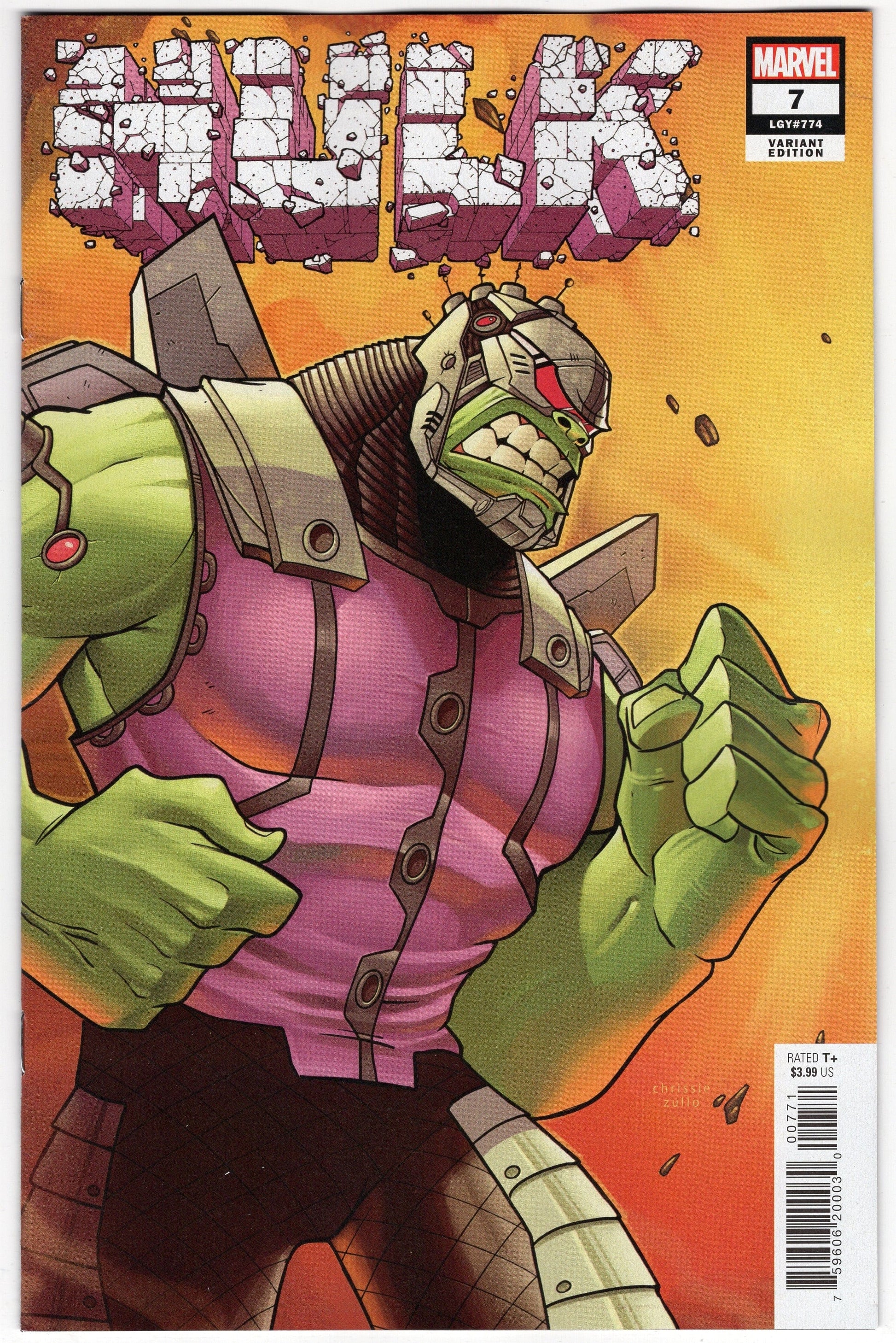 MARVEL PRH COMIC BOOKS HULK #7 ZULLO VARIANT