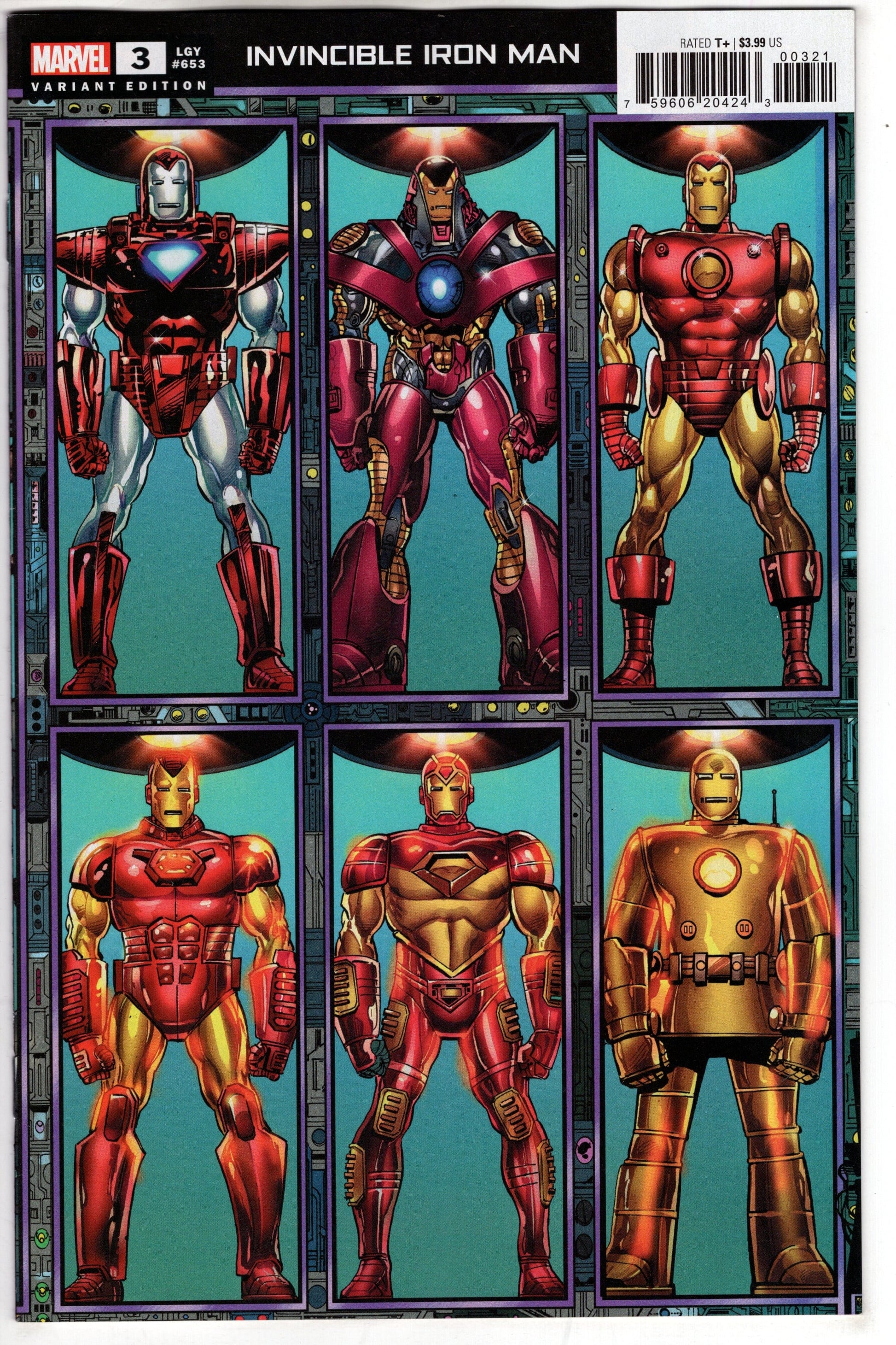 MARVEL PRH COMIC BOOKS INVINCIBLE IRON MAN #3 LAYTON CONNECTING VAR