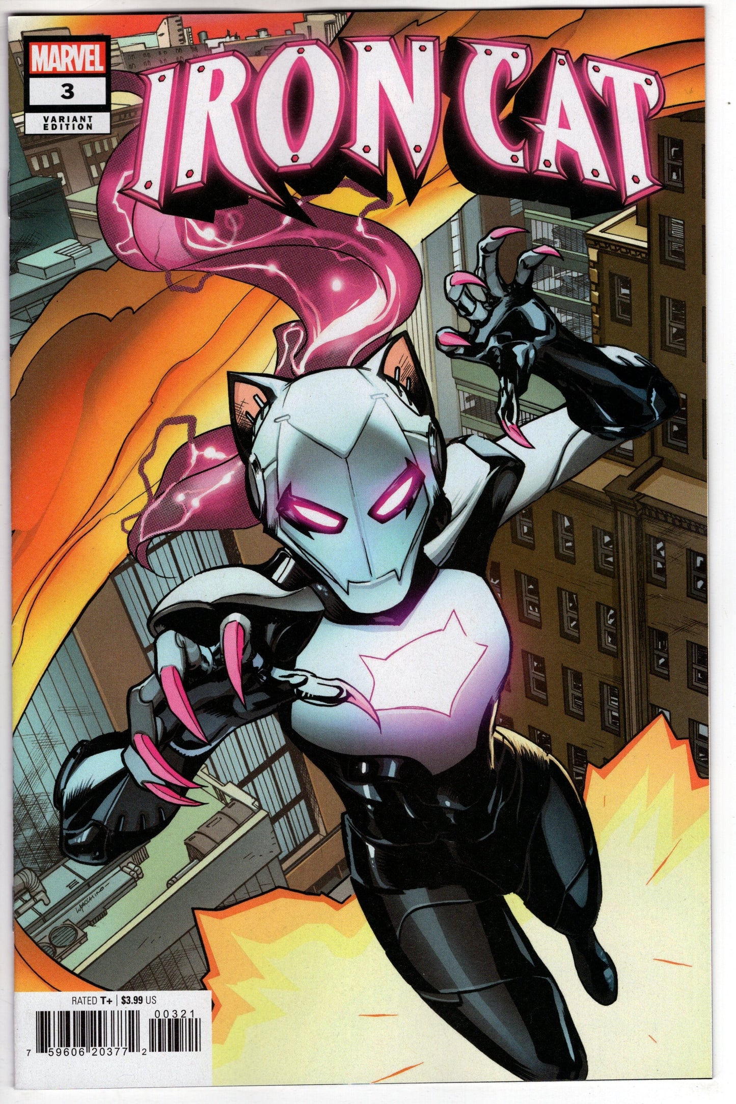MARVEL PRH COMIC BOOKS IRON CAT #3 (OF 5) LUPACCHINO VARIANT