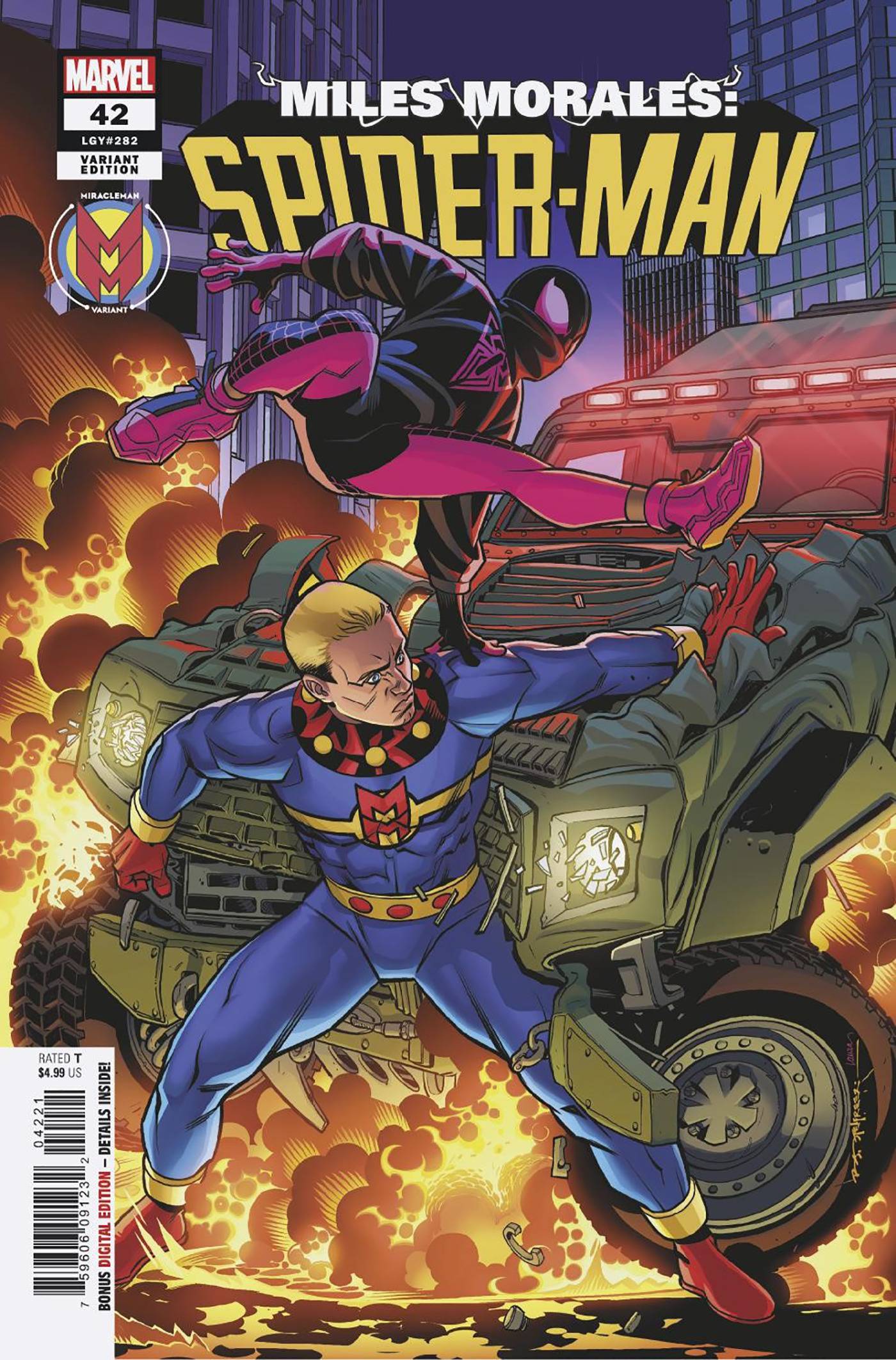 MARVEL PRH COMIC BOOKS MILES MORALES SPIDER-MAN #42 STELFREEZE MIRACLEMAN VARIANT