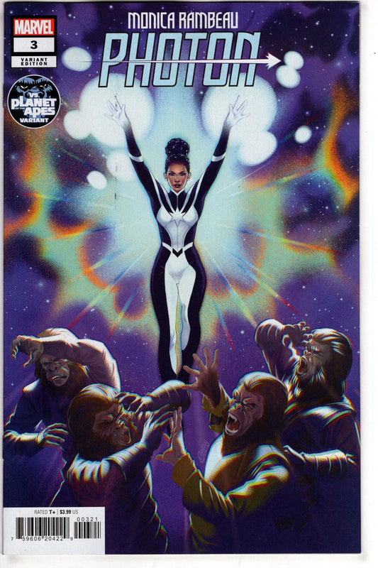 MARVEL PRH COMIC BOOKS MONICA RAMBEAU PHOTON #3 (OF 5) COLA PLANET OF THE APES VAR