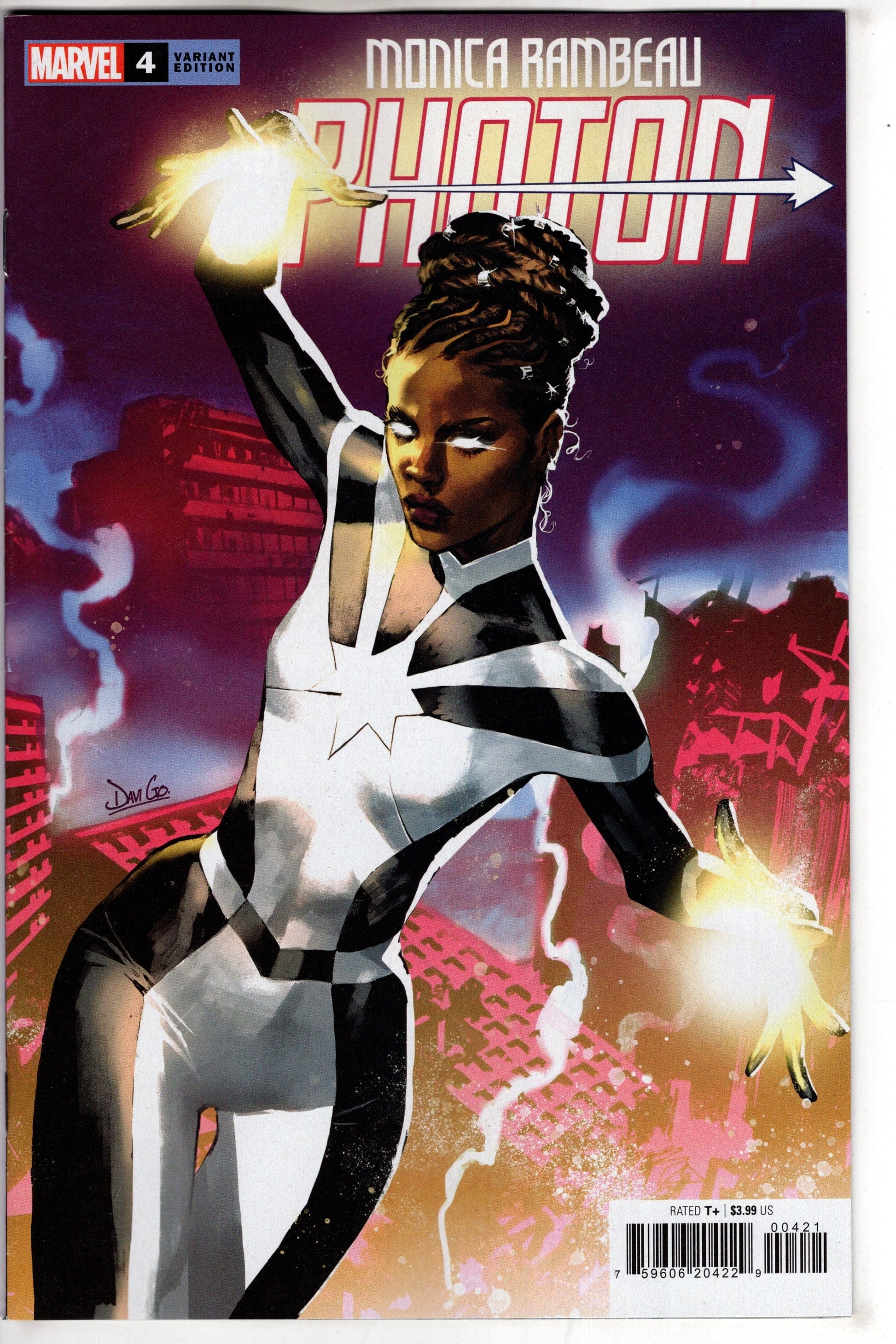 MARVEL PRH COMIC BOOKS MONICA RAMBEAU PHOTON #4 (OF 5) DAVI GO VAR