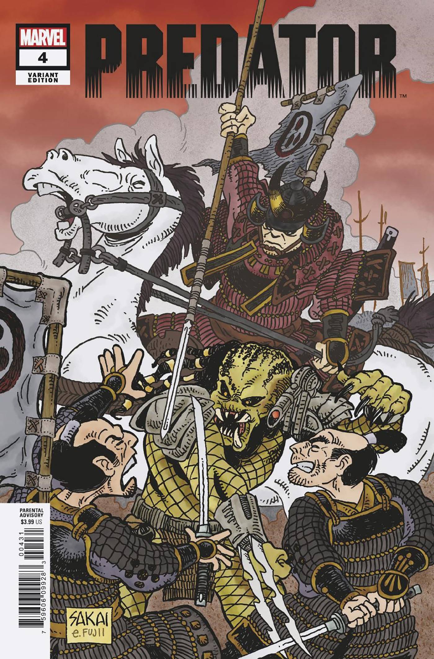 MARVEL PRH COMIC BOOKS PREDATOR #4 SAKAI VAR