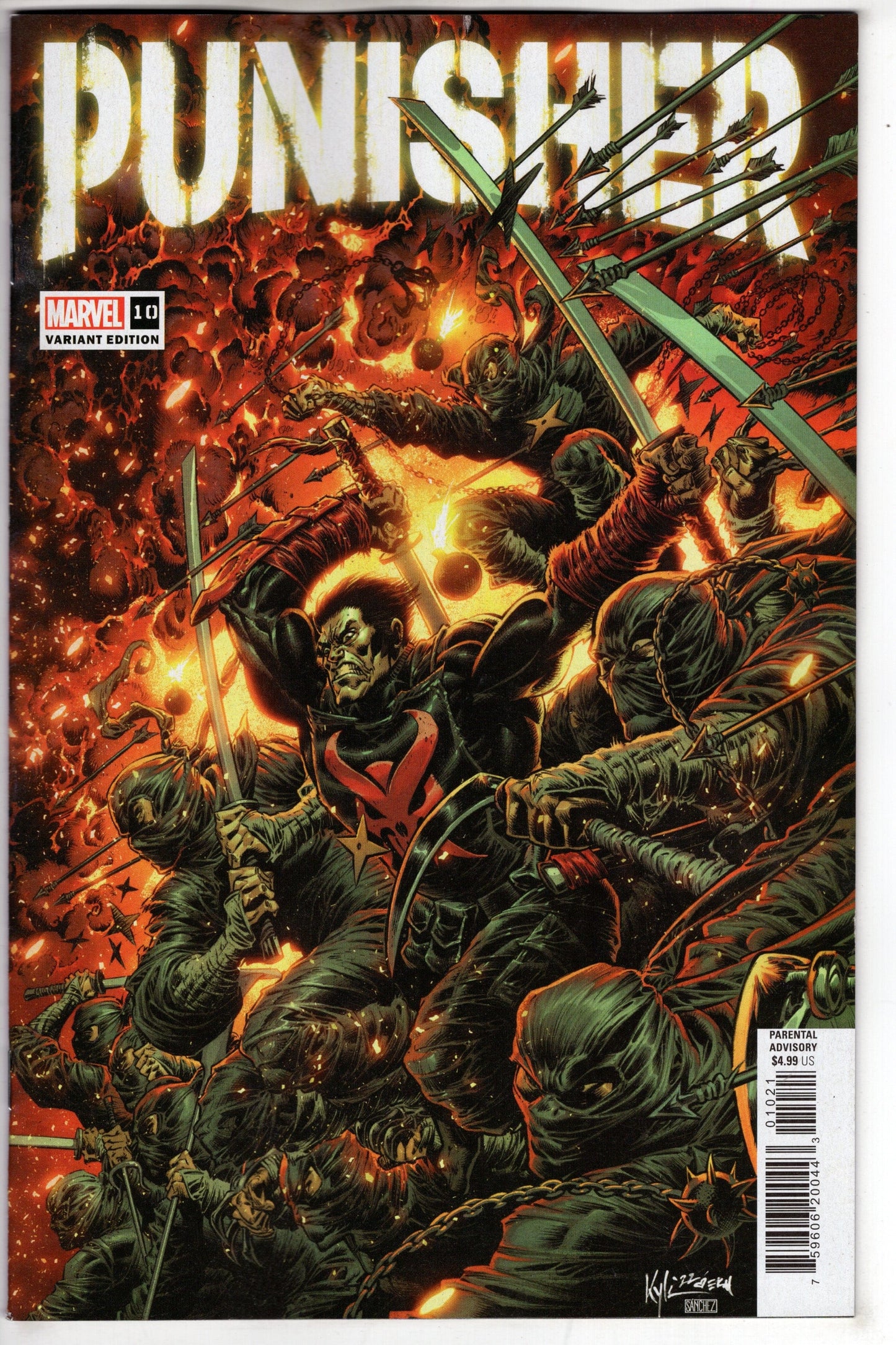 MARVEL PRH COMIC BOOKS PUNISHER #10 HOTZ VAR