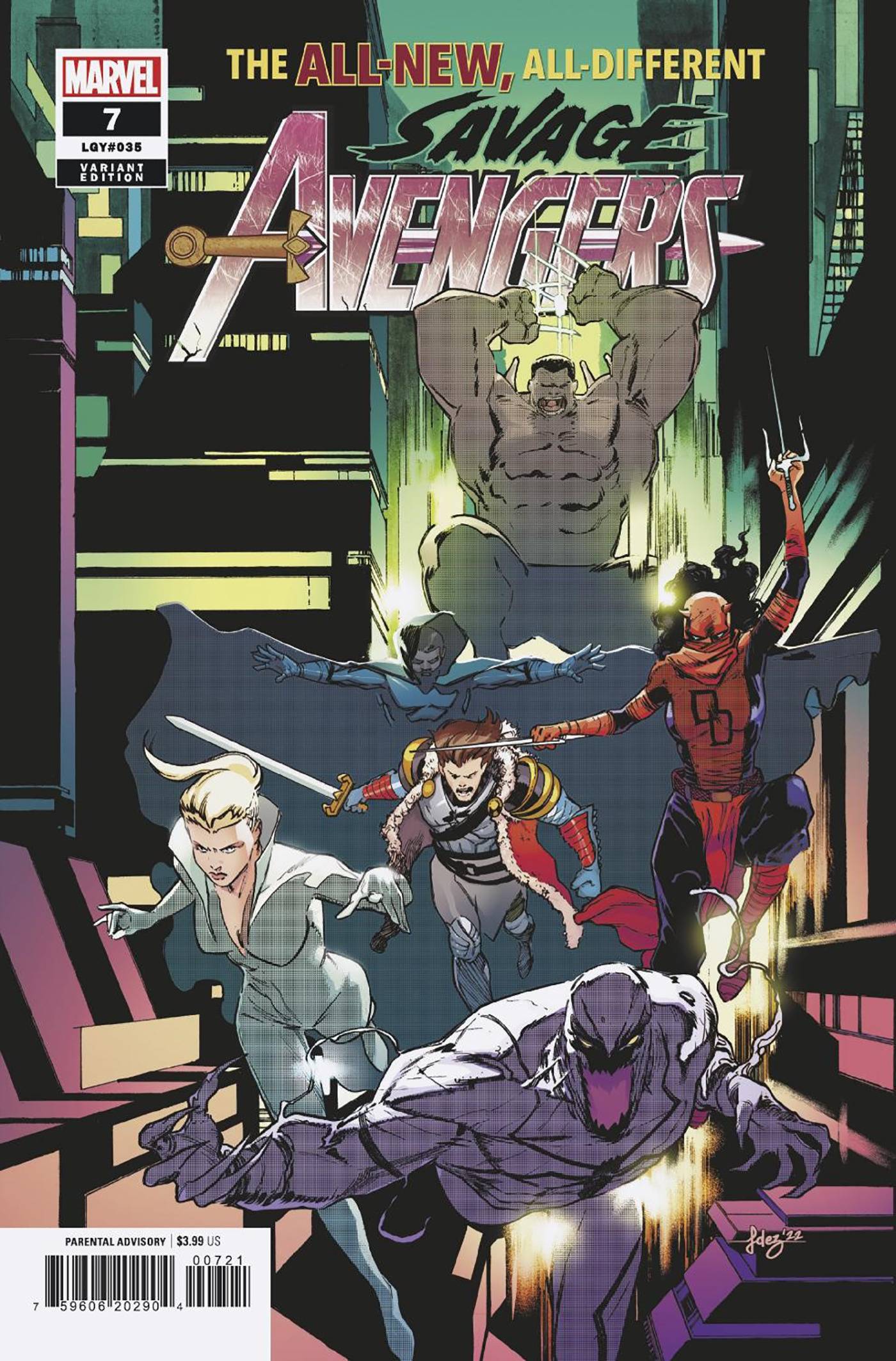 MARVEL PRH COMIC BOOKS SAVAGE AVENGERS #7 FERNANDEZ VAR