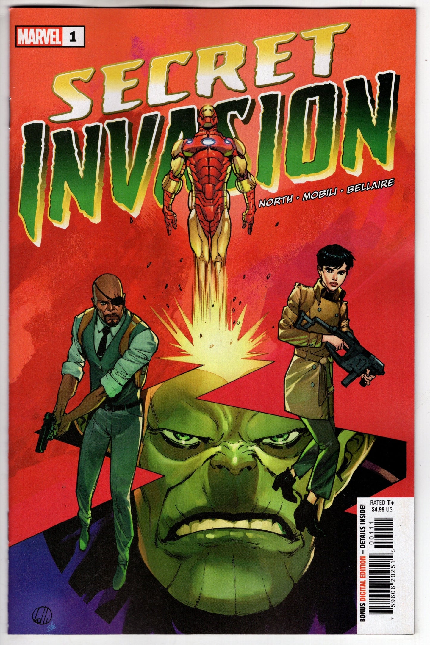 MARVEL PRH COMIC BOOKS SECRET INVASION #1 (OF 5)