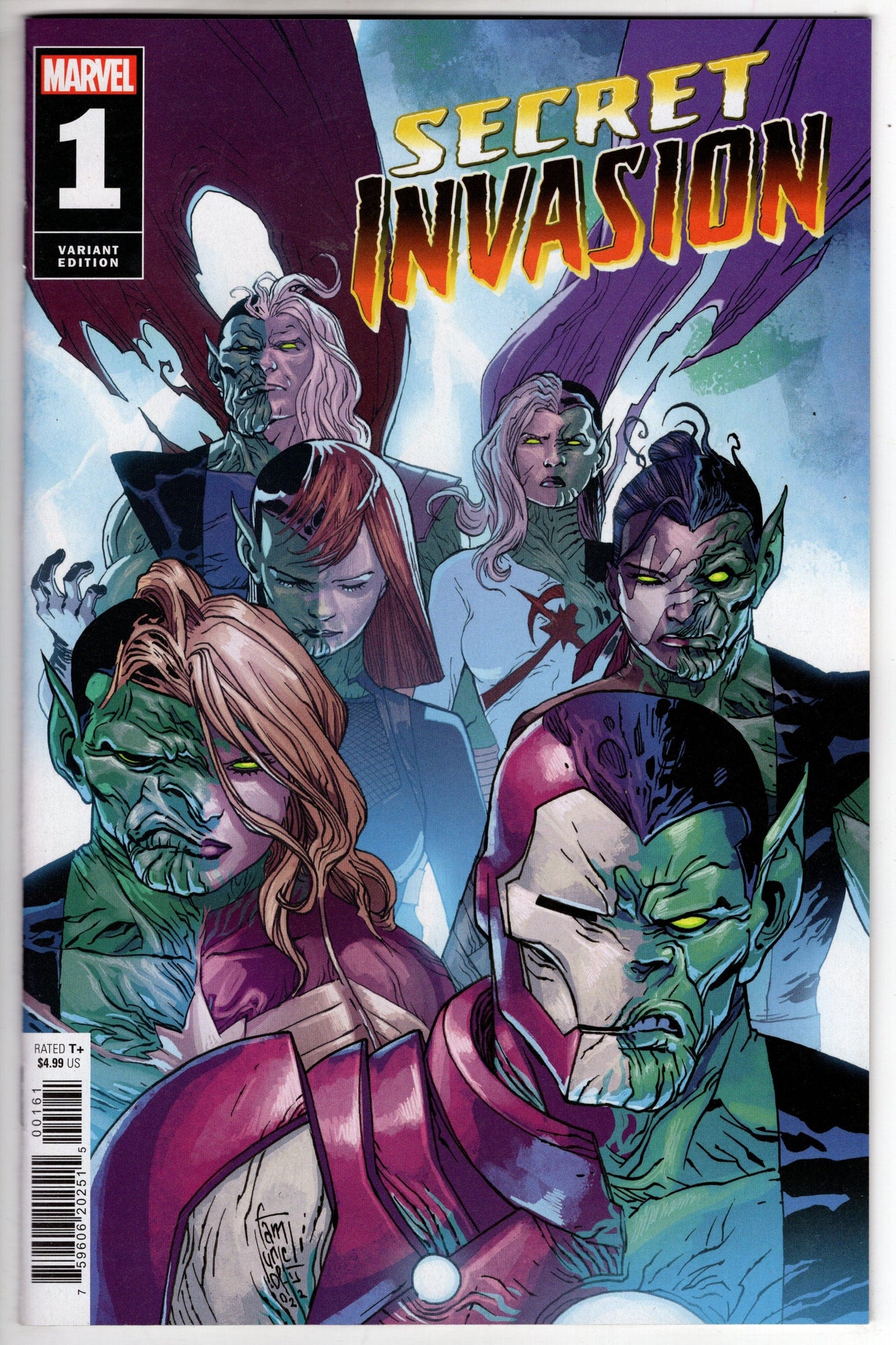 MARVEL PRH COMIC BOOKS SECRET INVASION #1 (OF 5) VARIANT