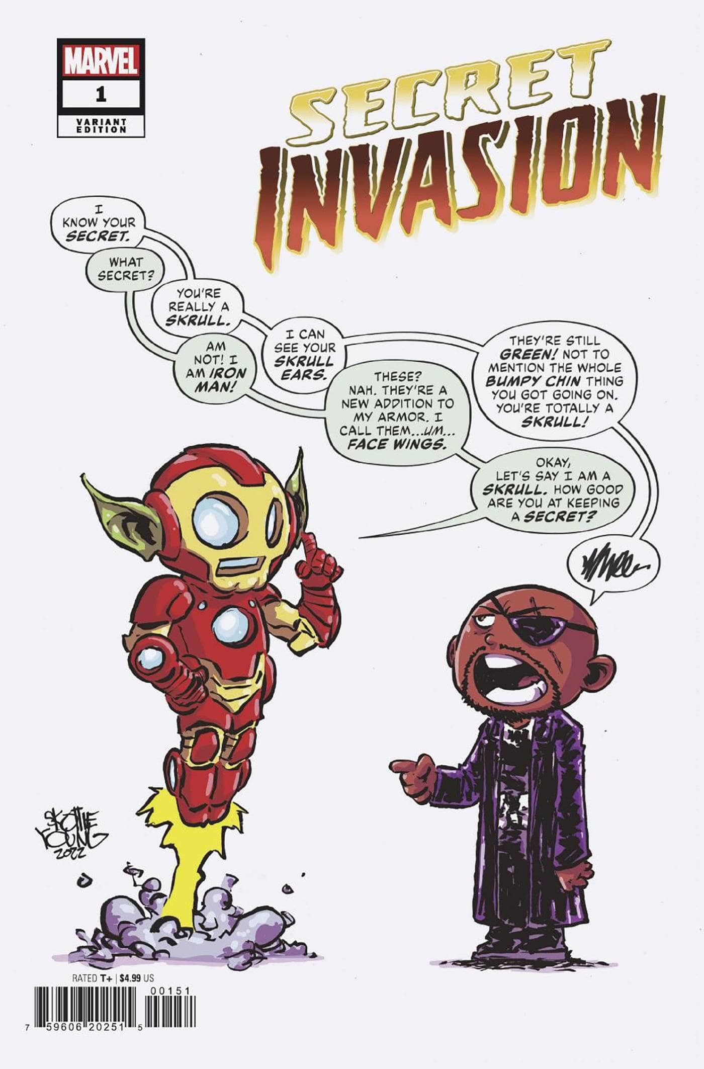 MARVEL PRH COMIC BOOKS SECRET INVASION #1 (OF 5) YOUNG VAR (RES)