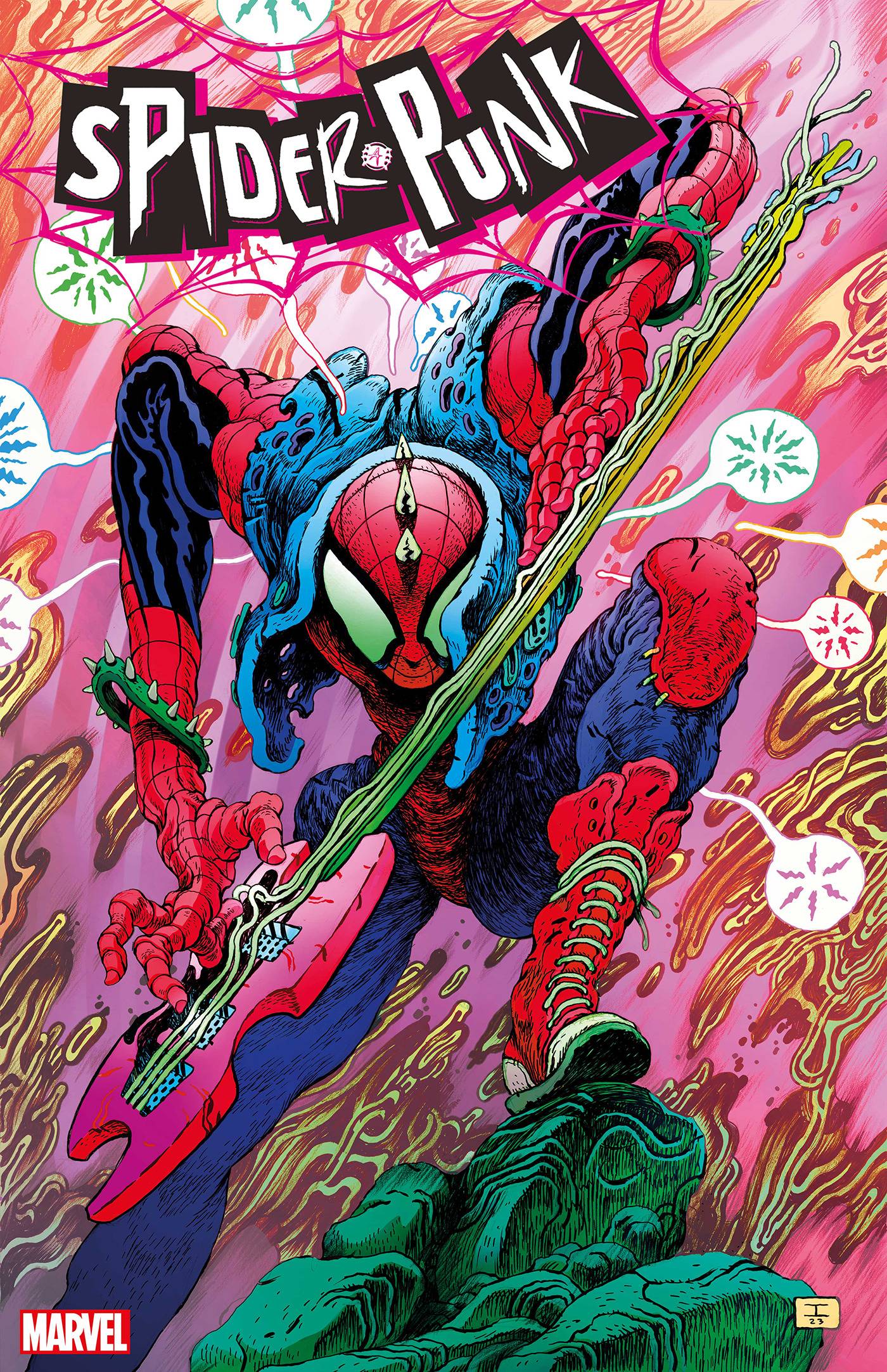 MARVEL PRH COMIC BOOKS SPIDER-PUNK ARMS RACE #1 IAN BERTRAM FOIL VAR