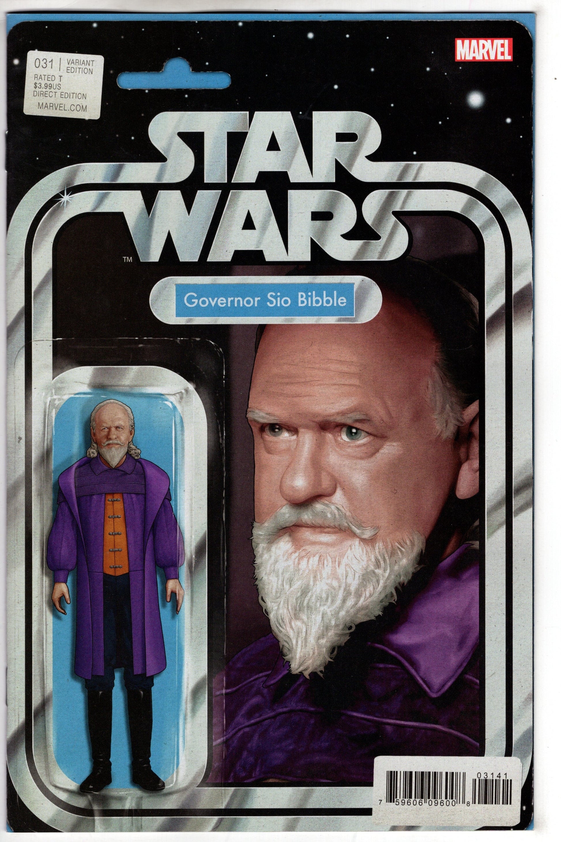MARVEL PRH COMIC BOOKS STAR WARS #31 CHRISTOPHER ACTION FIGURE VAR