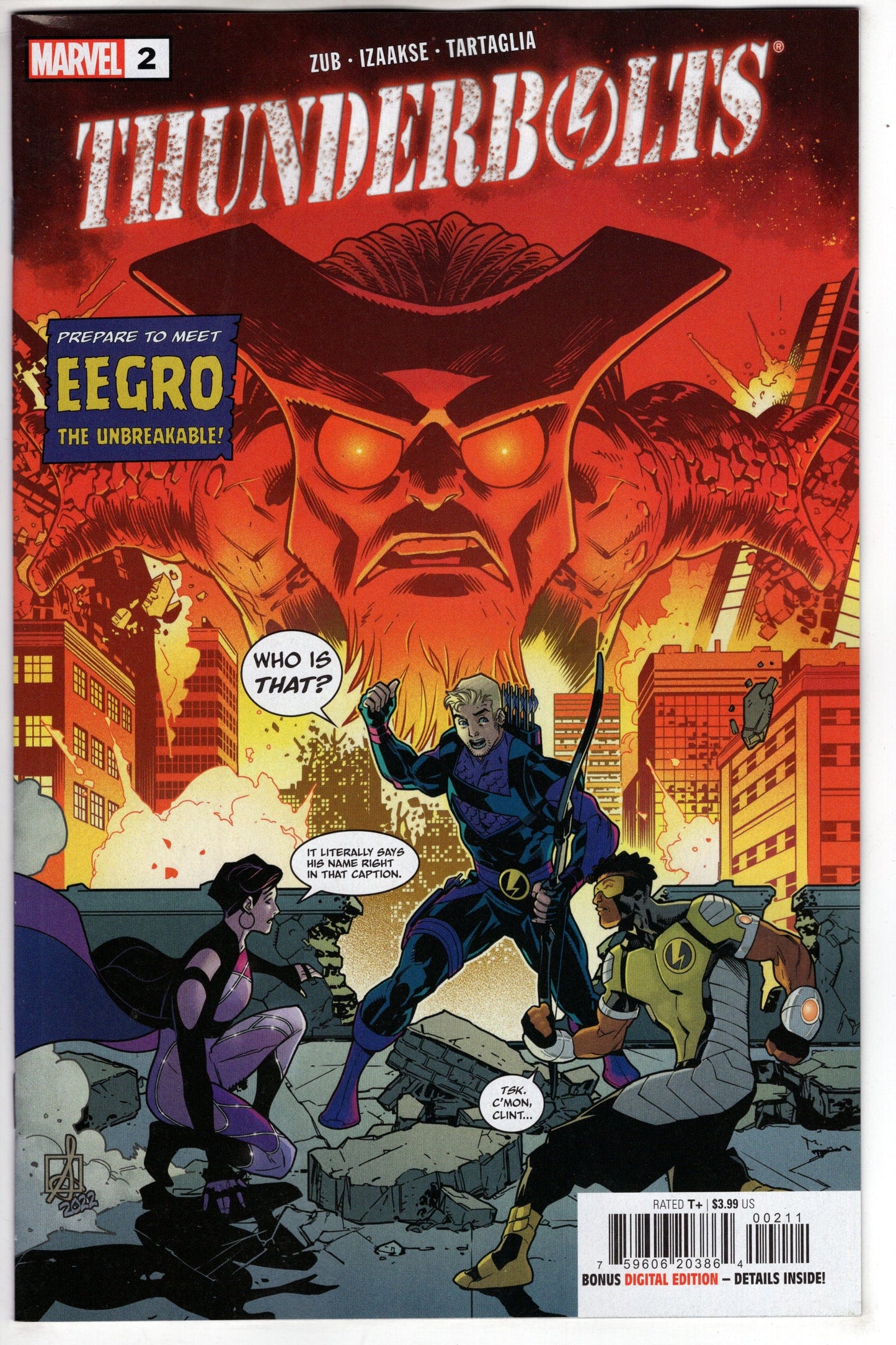 MARVEL PRH COMIC BOOKS THUNDERBOLTS #2 (OF 5) (RES)