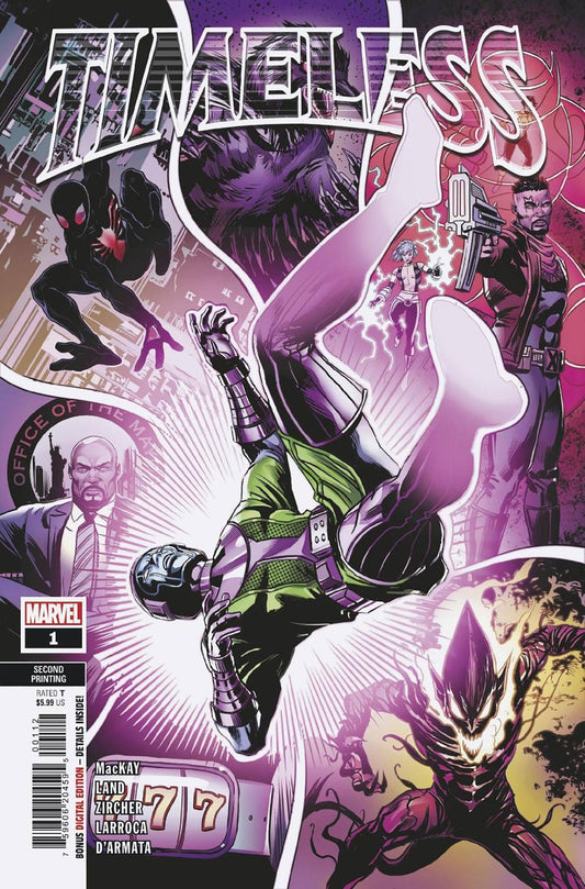 MARVEL PRH COMIC BOOKS TIMELESS 2022 #1 2ND PTG ZIRCHER VAR