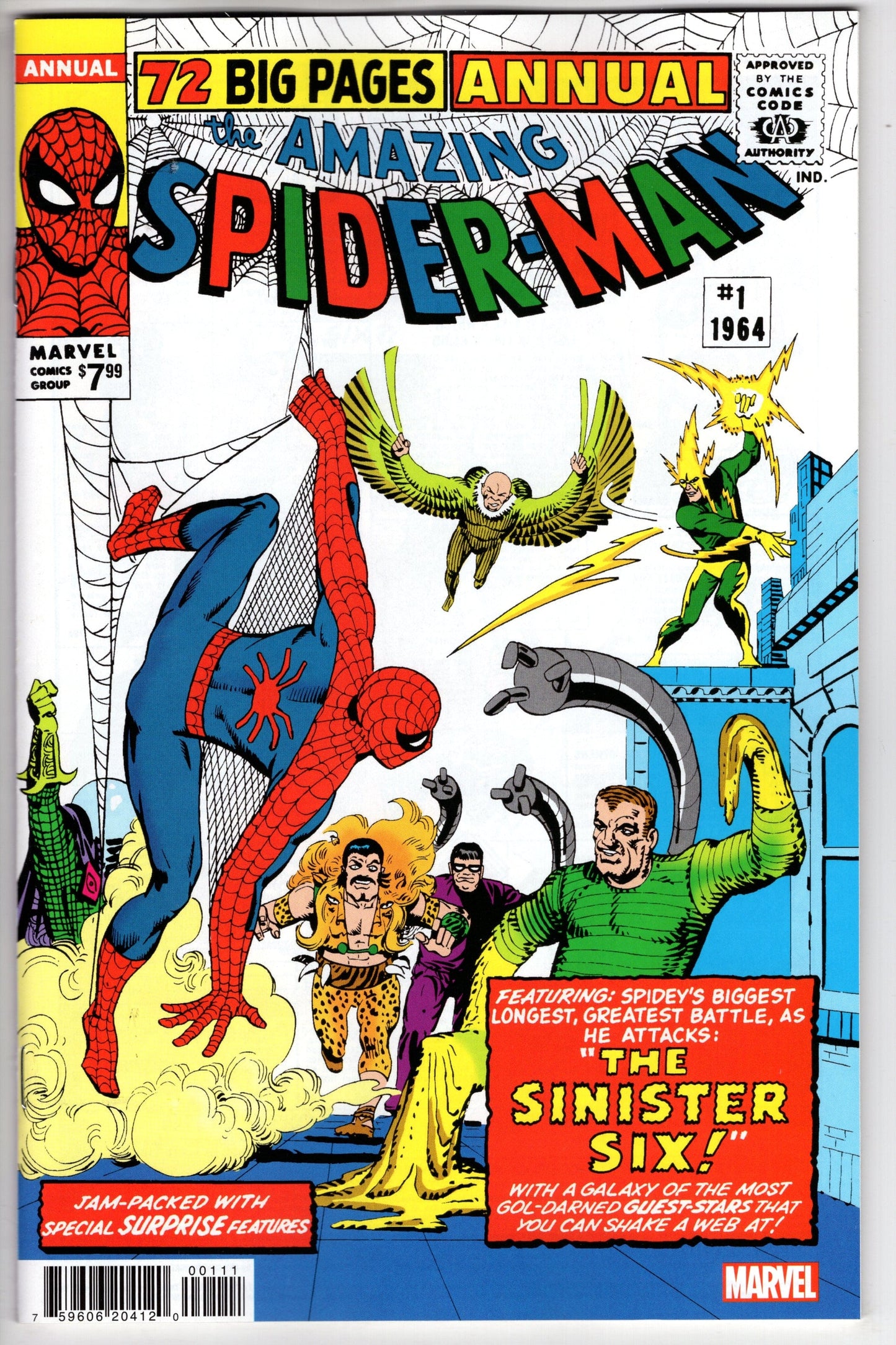 MARVEL PRH COMIC BOOKS VF/NM AMAZING SPIDER-MAN ANNUAL #1 FACSIMILE EDITION