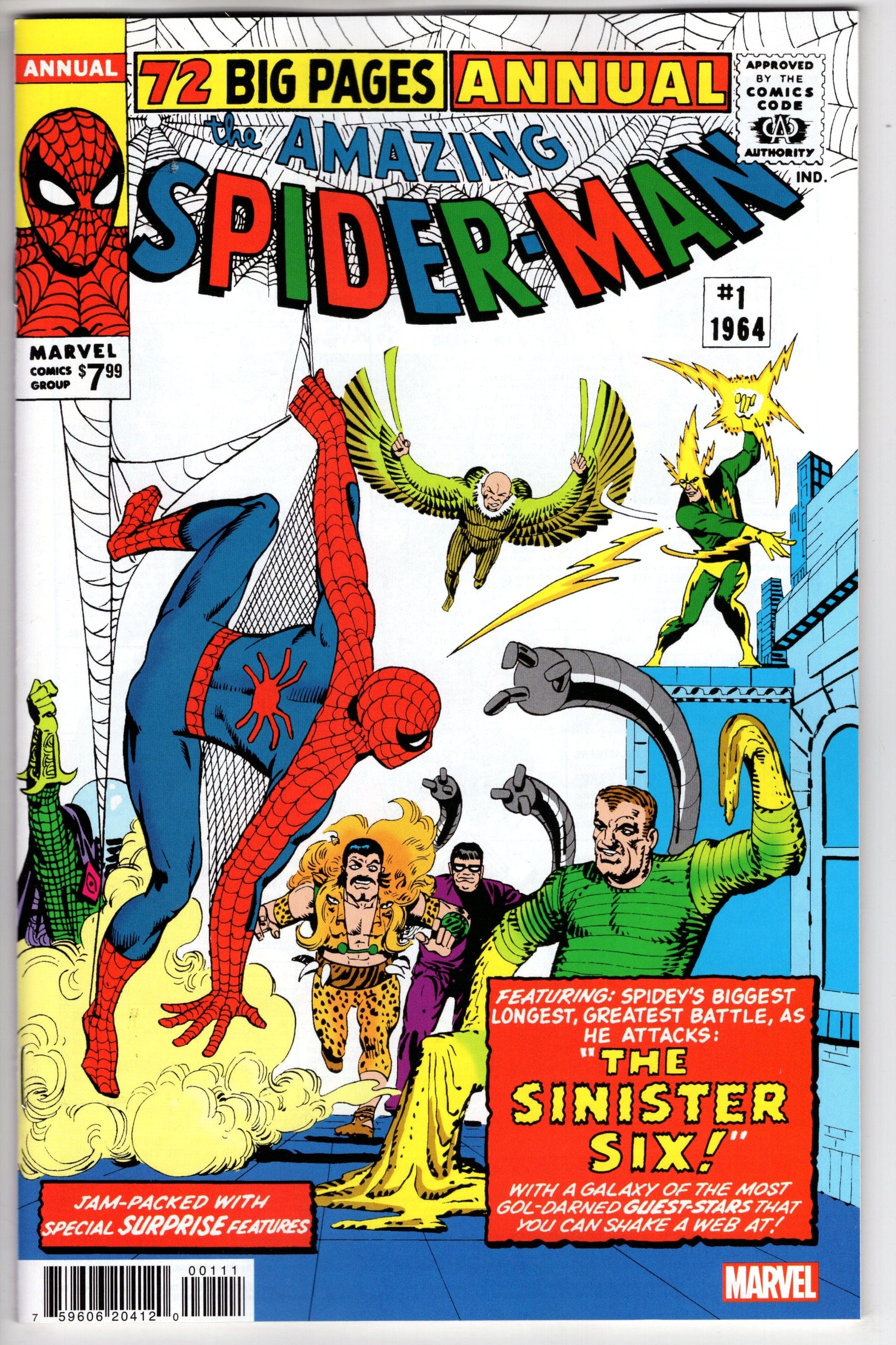 MARVEL PRH COMIC BOOKS VF/NM AMAZING SPIDER-MAN ANNUAL #1 FACSIMILE EDITION