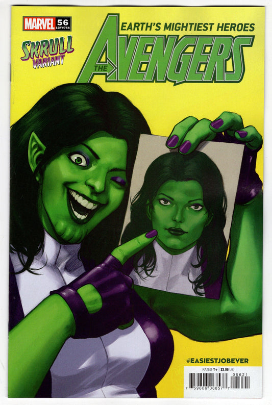 MARVEL PRH COMIC BOOKS VF/NM AVENGERS #56 DAVID LOPEZ SKRULL VARIANT