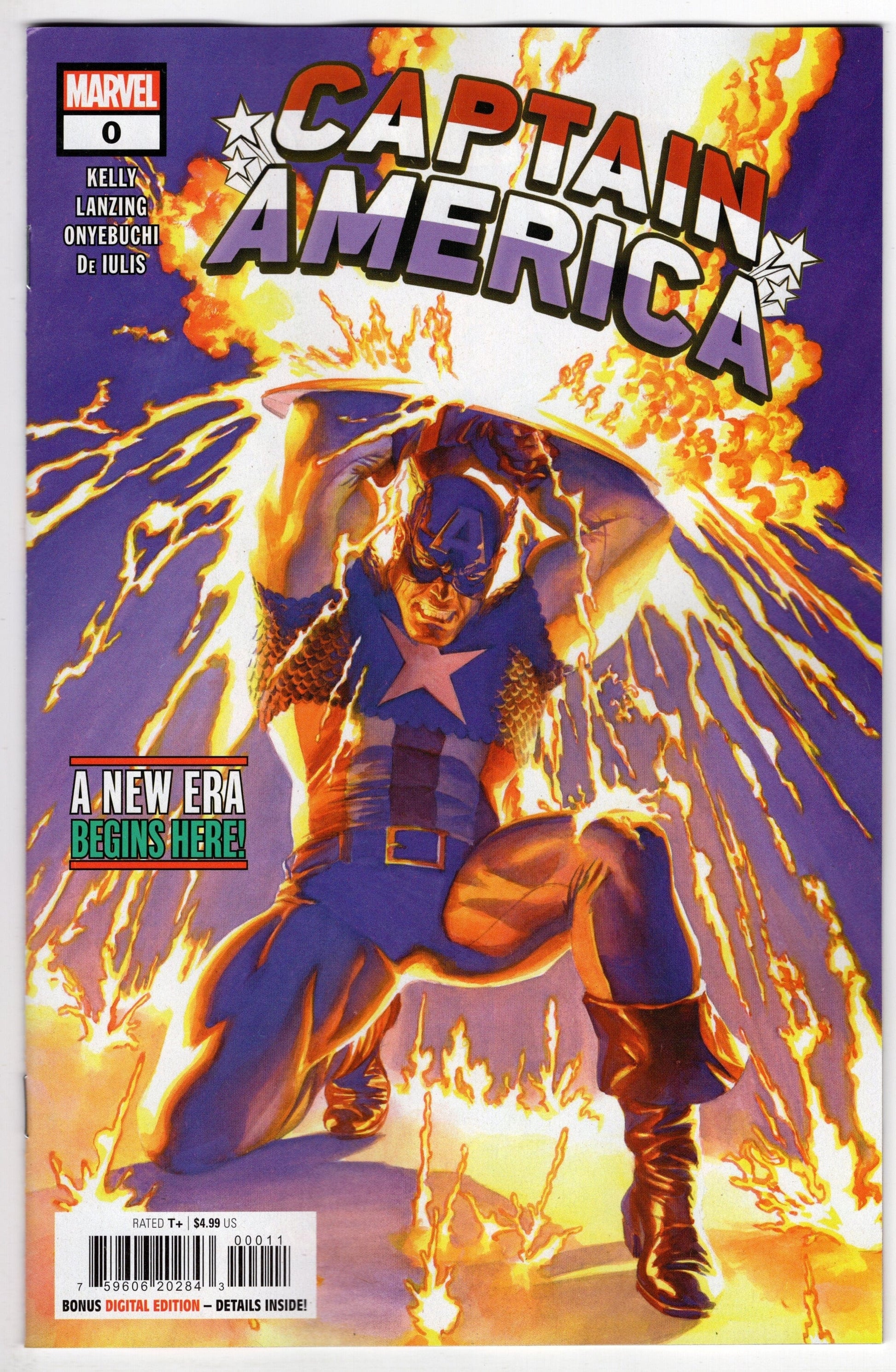 MARVEL PRH COMIC BOOKS VF/NM CAPTAIN AMERICA #0 ROSS STEVE ROGERS CVR