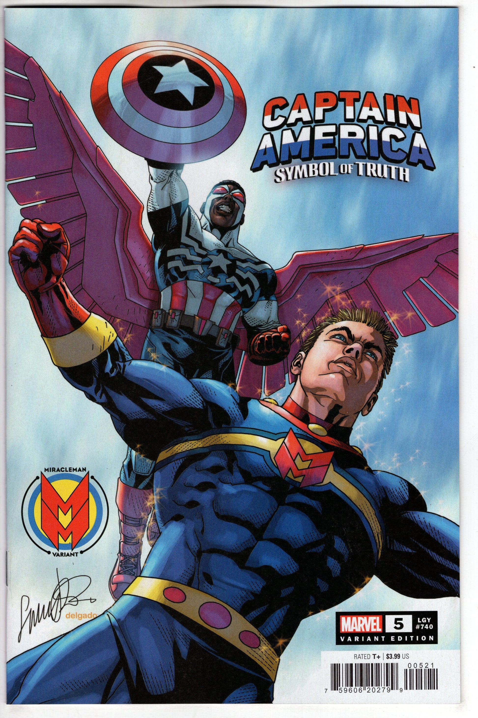 MARVEL PRH COMIC BOOKS VF/NM CAPTAIN AMERICA SYMBOL OF TRUTH #5 LARROCA MIRACLEMAN VARIANT