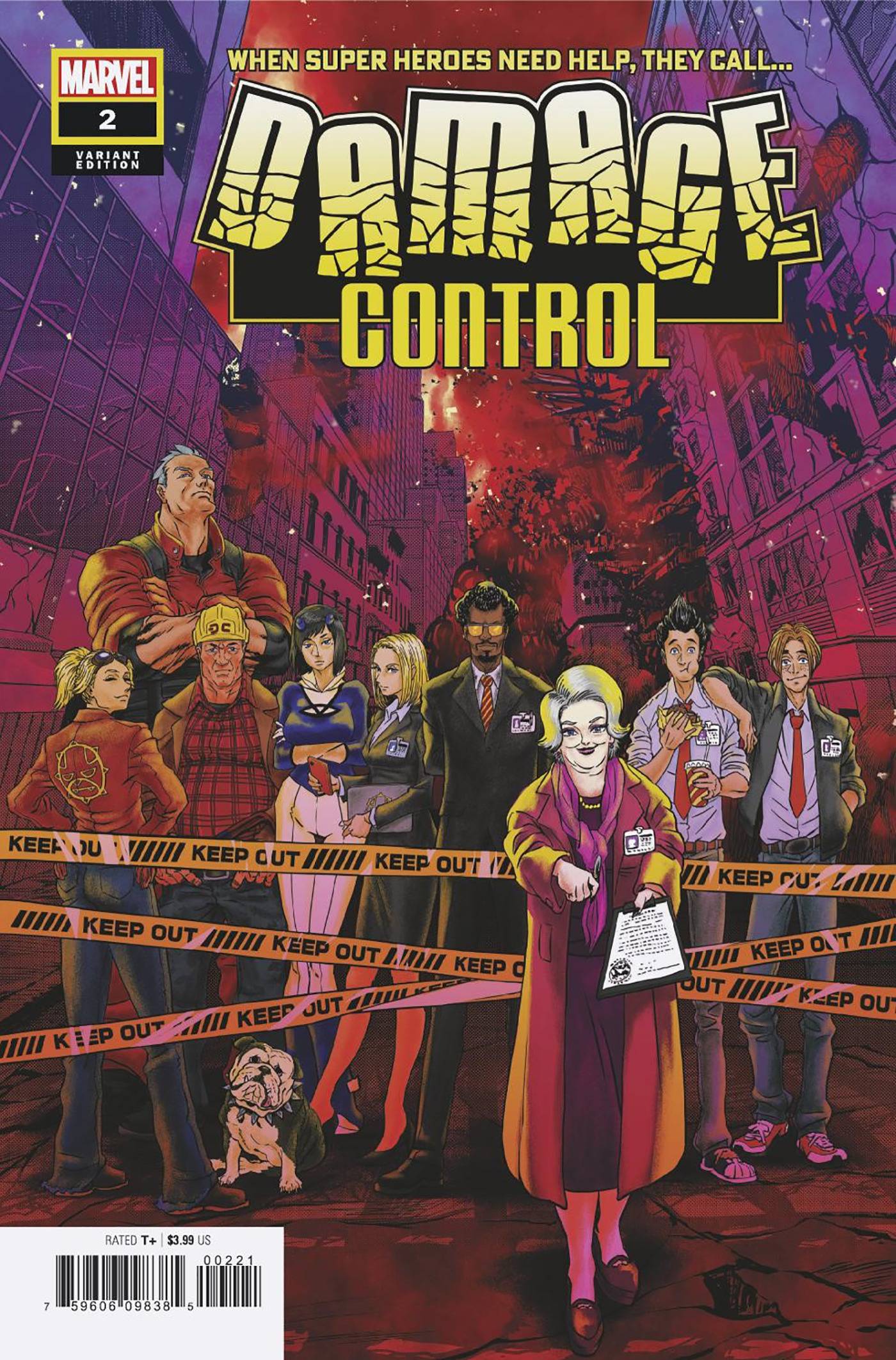 MARVEL PRH COMIC BOOKS VF/NM DAMAGE CONTROL #2 (OF 5) SUPERLOG VARIANT