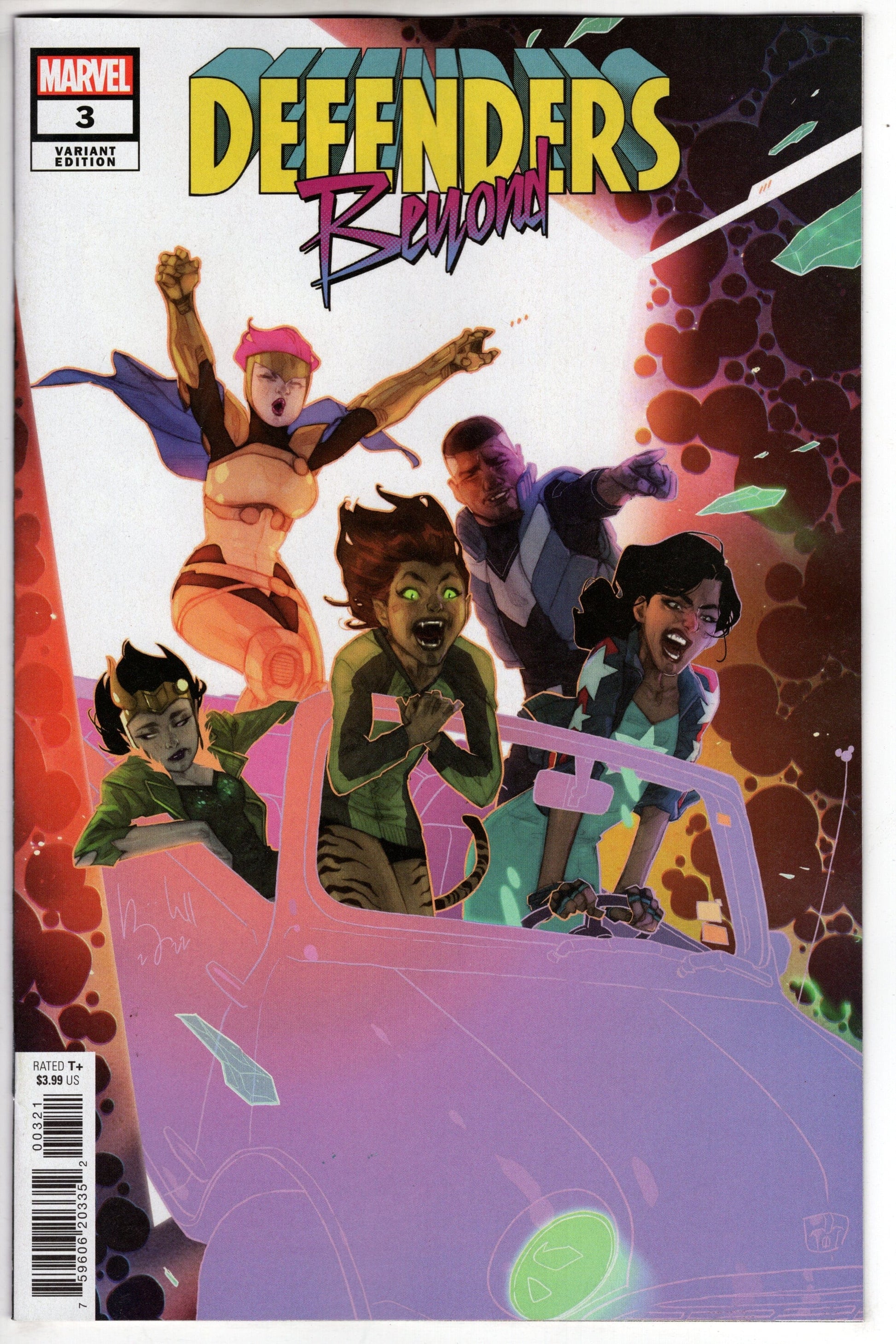 MARVEL PRH COMIC BOOKS VF/NM DEFENDERS BEYOND #3 (OF 5) CALDWELL VARIANT (RES)