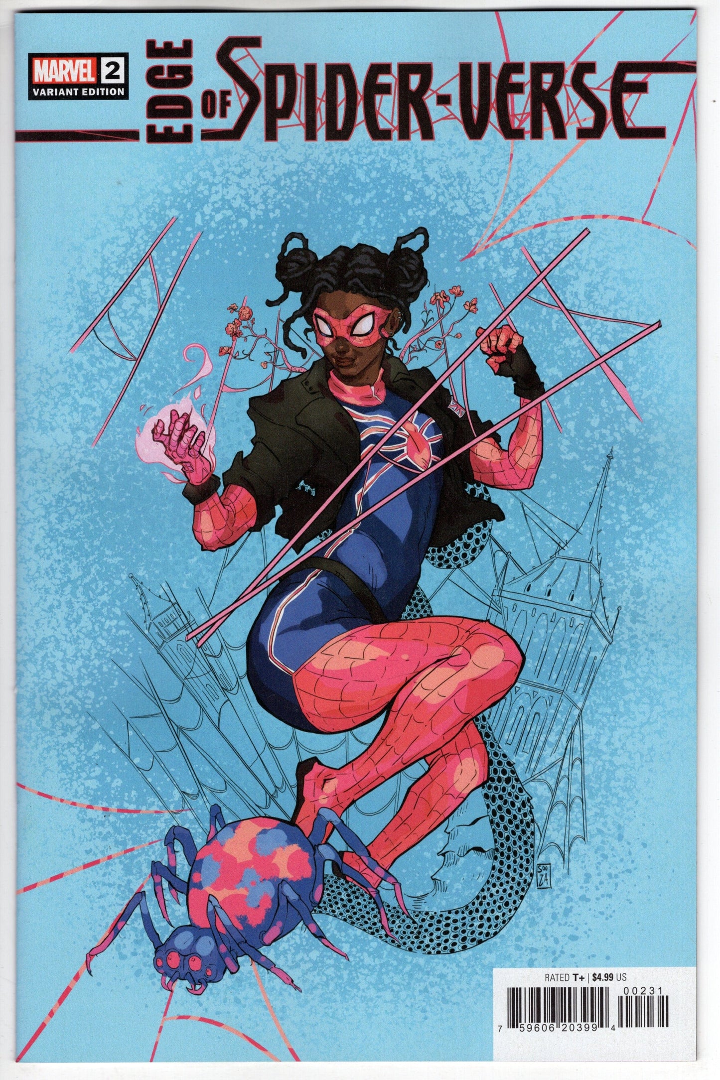 MARVEL PRH COMIC BOOKS VF/NM EDGE OF SPIDER-VERSE #2 (OF 5) SOUZA VARIANT