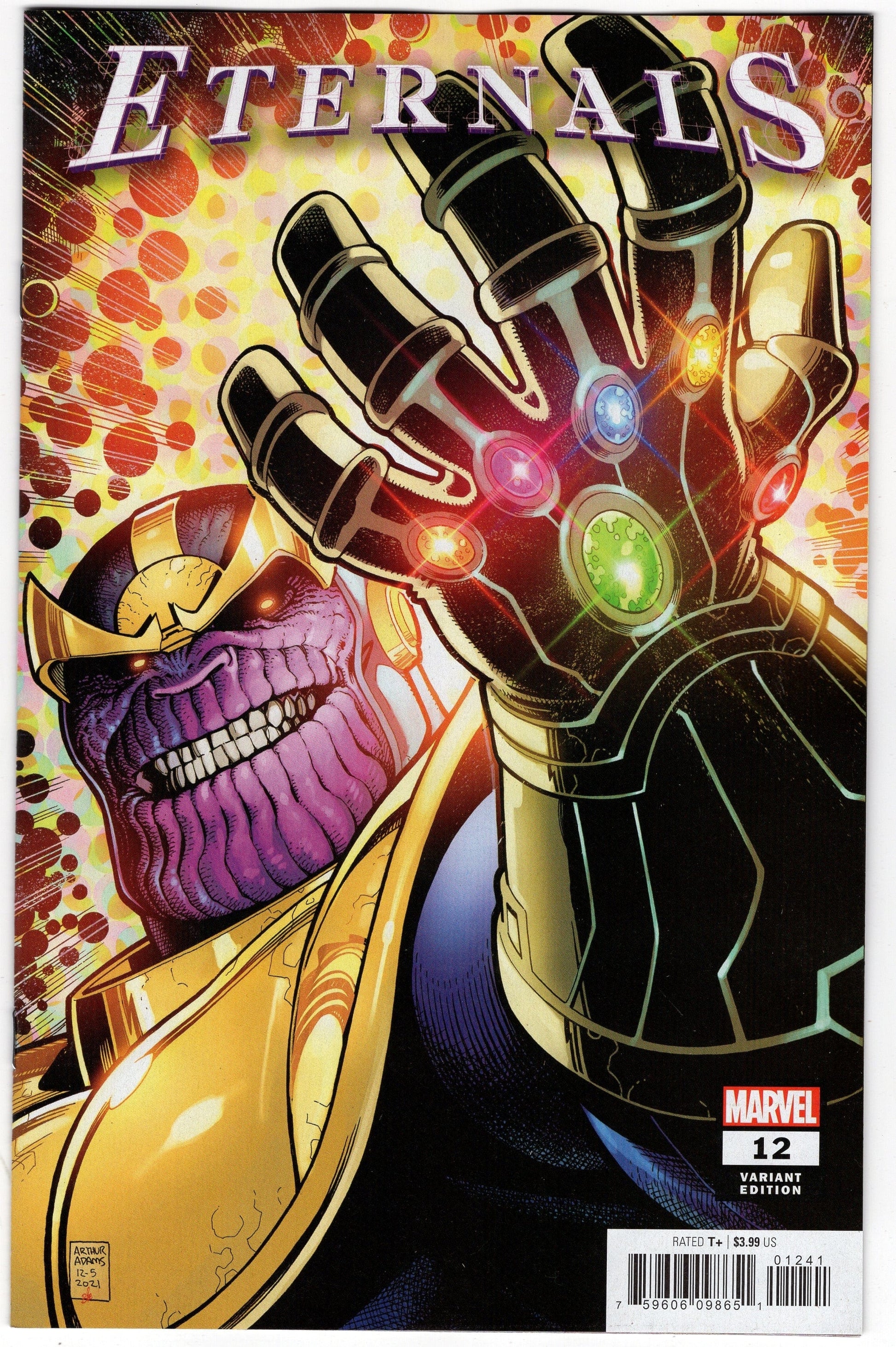 MARVEL PRH COMIC BOOKS VF/NM ETERNALS #12 ETERNALS #12 ADAMS VAR