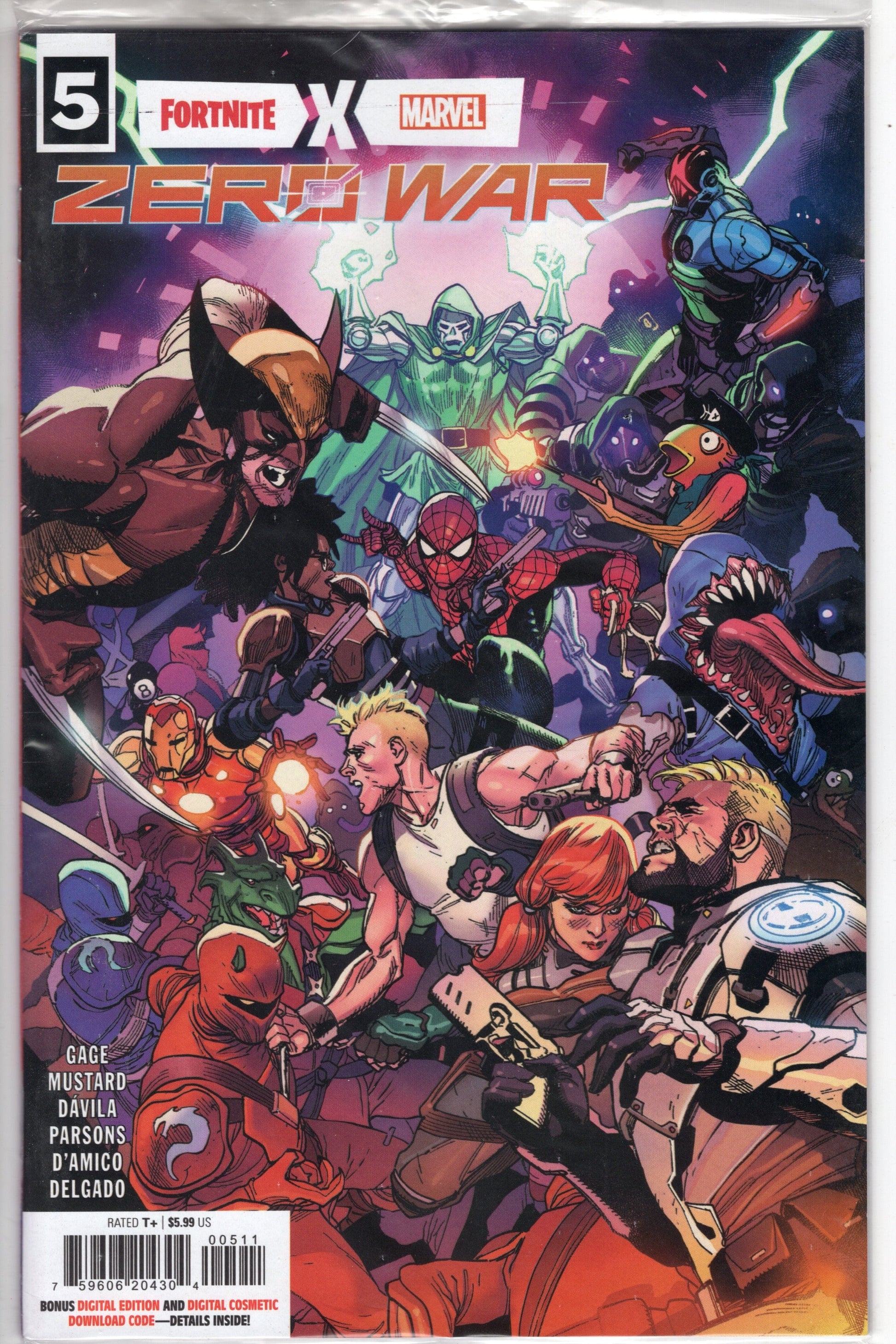 MARVEL PRH COMIC BOOKS VF/NM FORTNITE X MARVEL ZERO WAR #5 (OF 5)