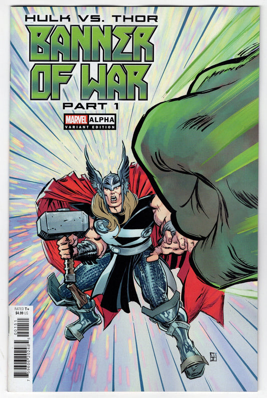 MARVEL PRH COMIC BOOKS VF/NM HULK VS THOR BANNER WAR ALPHA #1 VON EEDEN HULK SMASH VARIANT