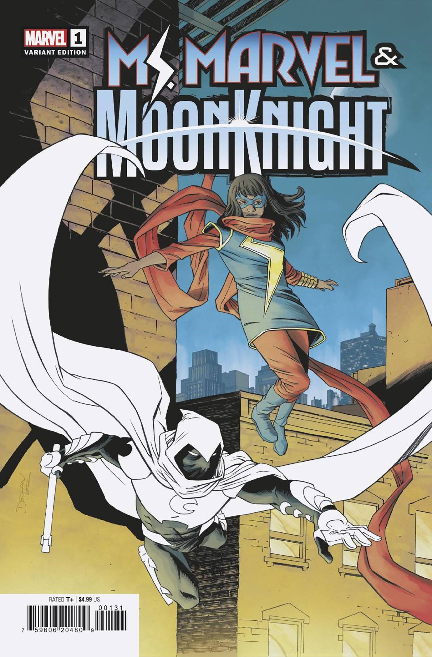 MARVEL PRH COMIC BOOKS VF/NM MS MARVEL AND MOON KNIGHT #1 SHALVEY VARIANT