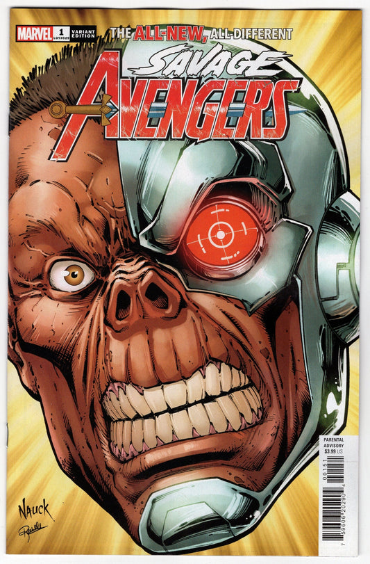 MARVEL PRH COMIC BOOKS VF/NM SAVAGE AVENGERS #1 NAUCK HEADSHOT VARIANT