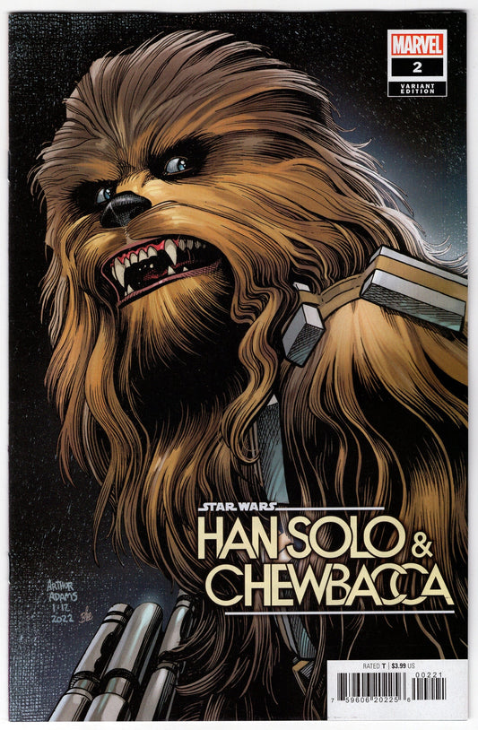 MARVEL PRH COMIC BOOKS VF/NM STAR WARS HAN SOLO CHEWBACCA #2 ARTHUR ADAMS VARIANT