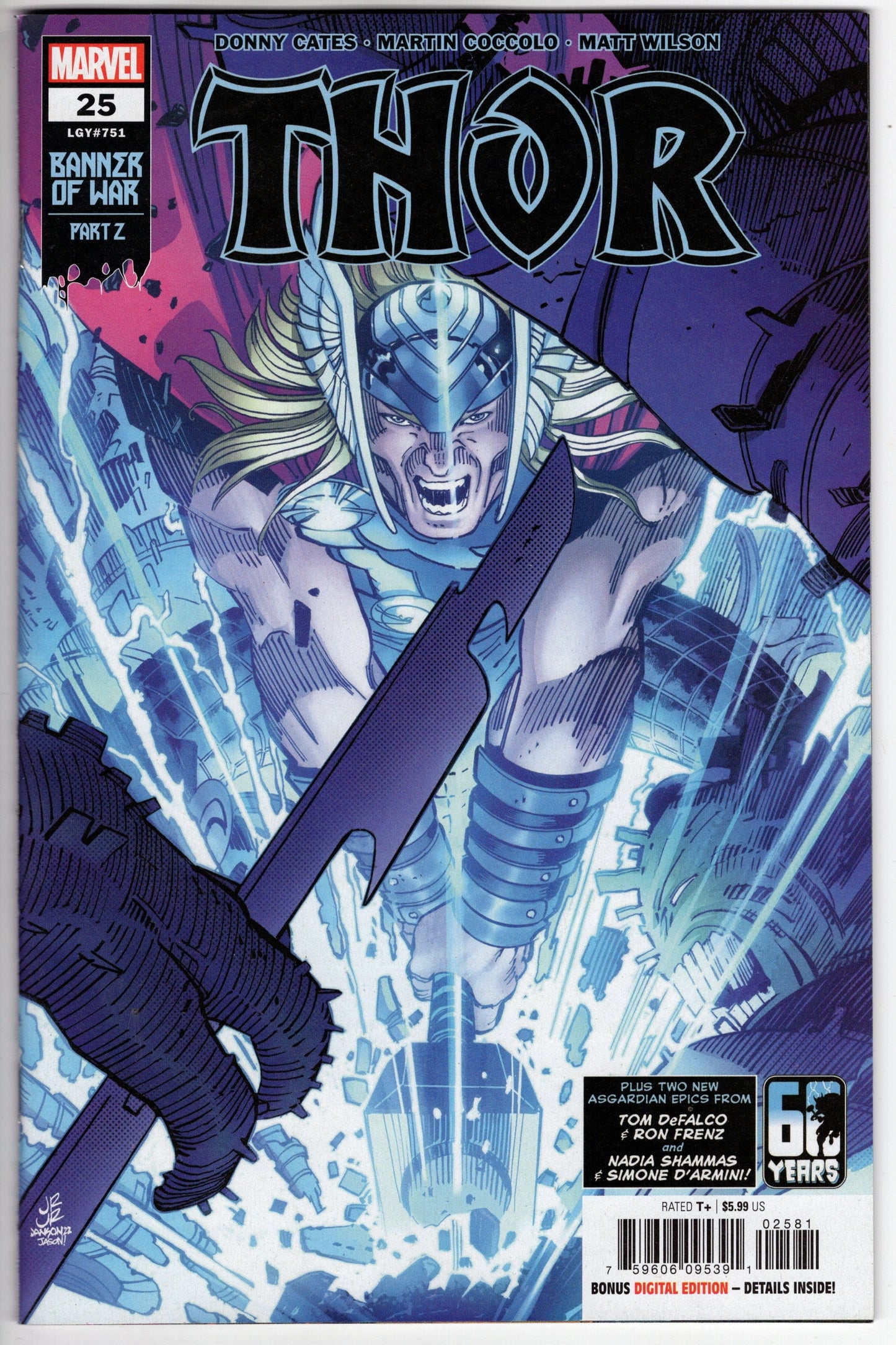 MARVEL PRH COMIC BOOKS VF/NM THOR #25 JRJR VARIANT