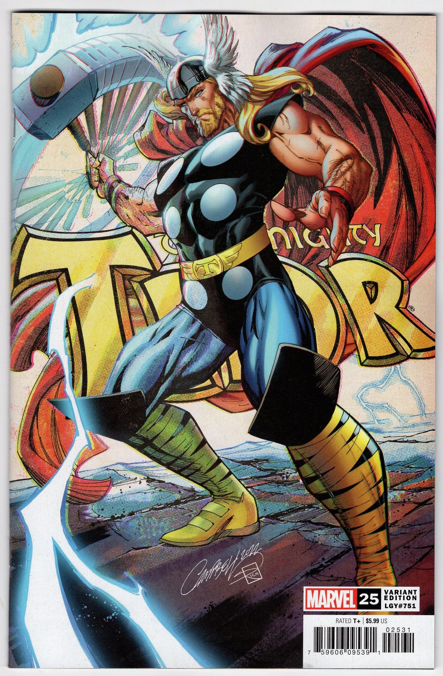 MARVEL PRH COMIC BOOKS VF/NM THOR #25 JS CAMPBELL VARIANT