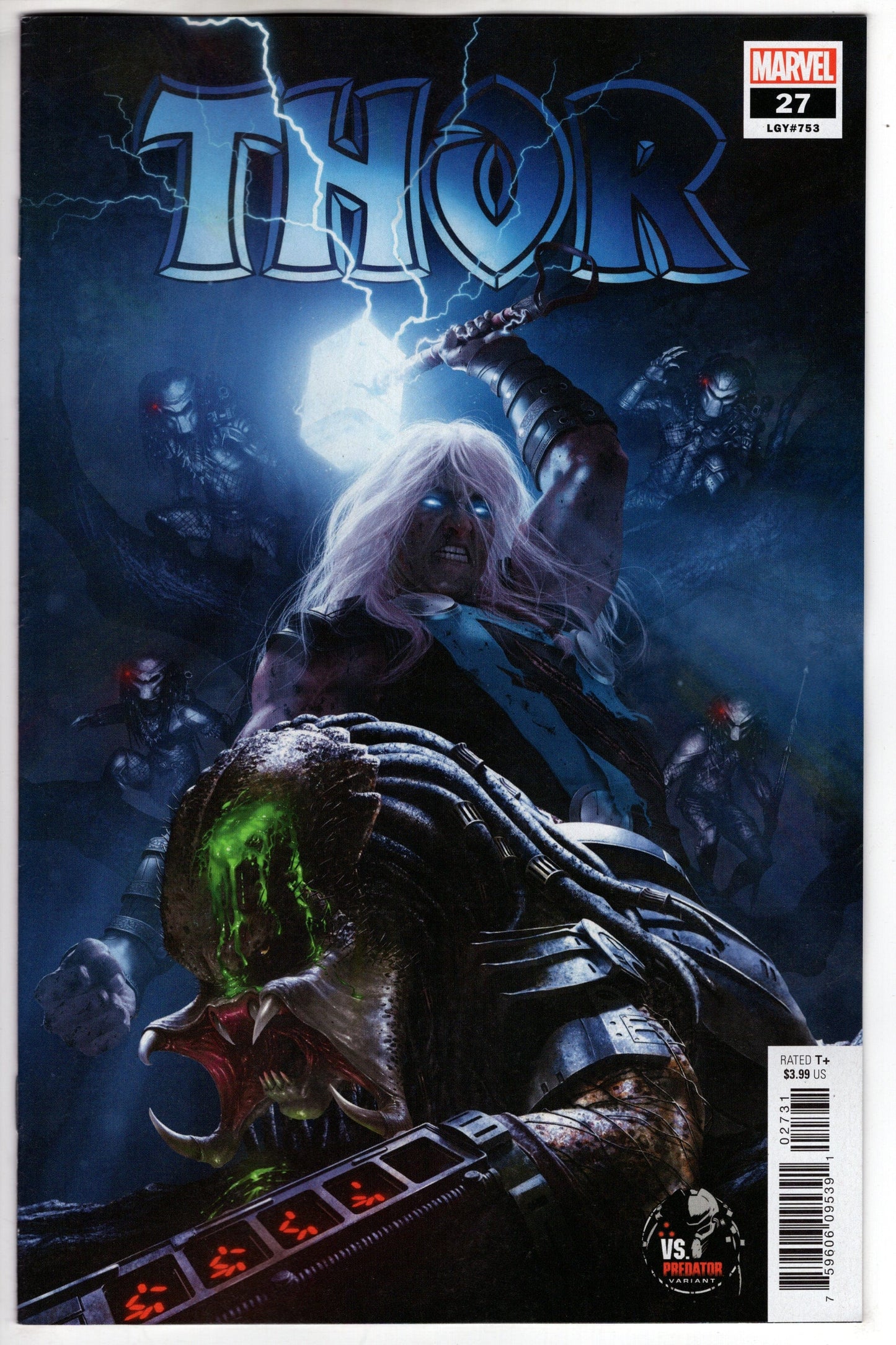 MARVEL PRH COMIC BOOKS VF/NM THOR #27 RAHZZAH PREDATOR VARIANT