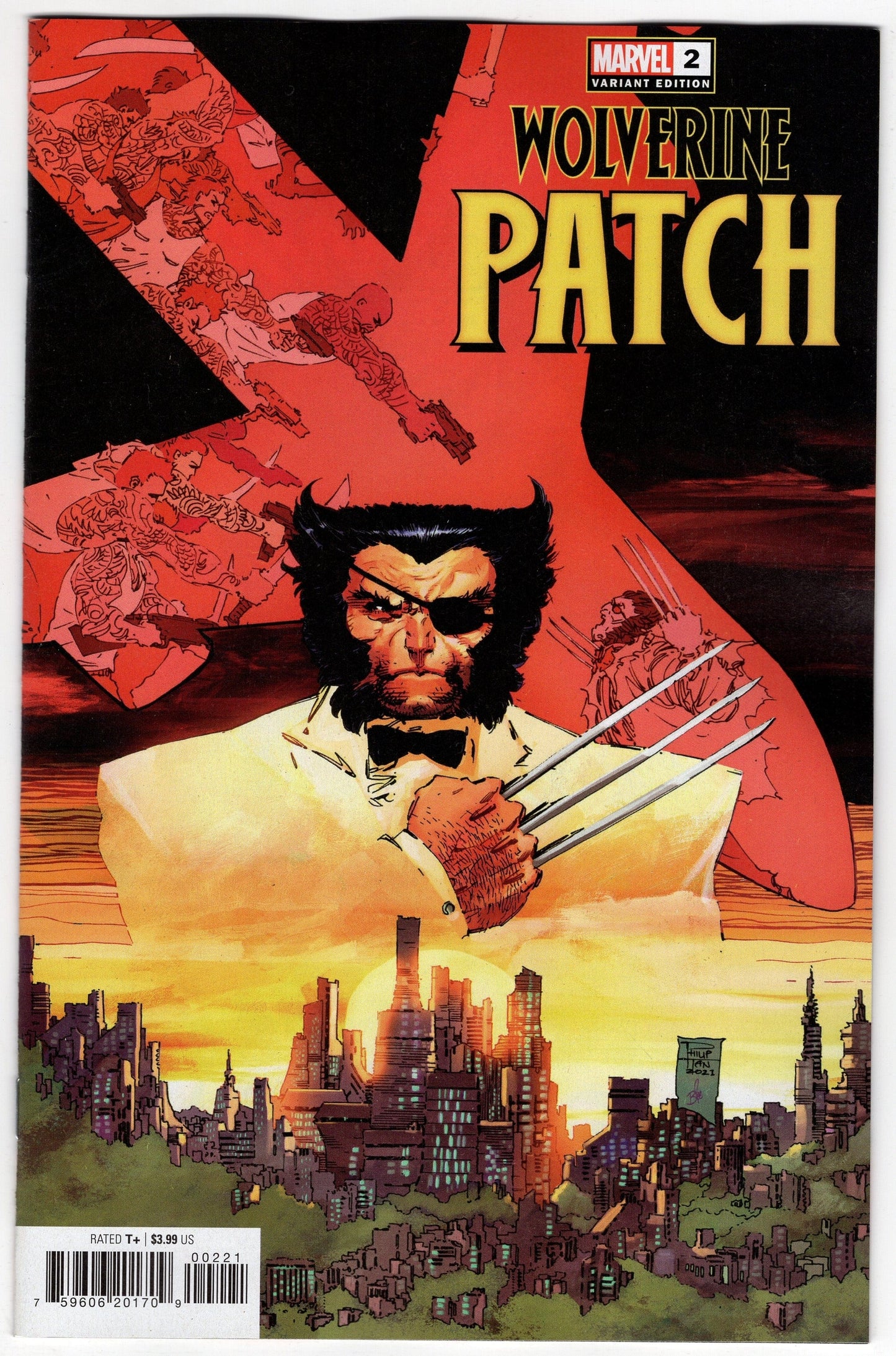 MARVEL PRH COMIC BOOKS VF/NM WOLVERINE PATCH #2 (OF 5) TAN VARIANT