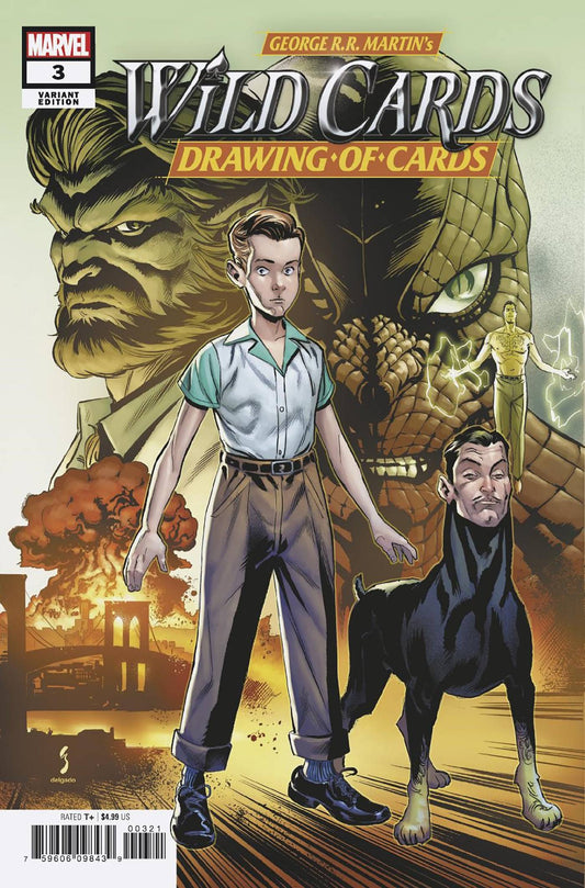 MARVEL PRH COMIC BOOKS WILD CARDS DRAWING OF CARDS #3 (OF 4) SHAW VARIANT (RES)