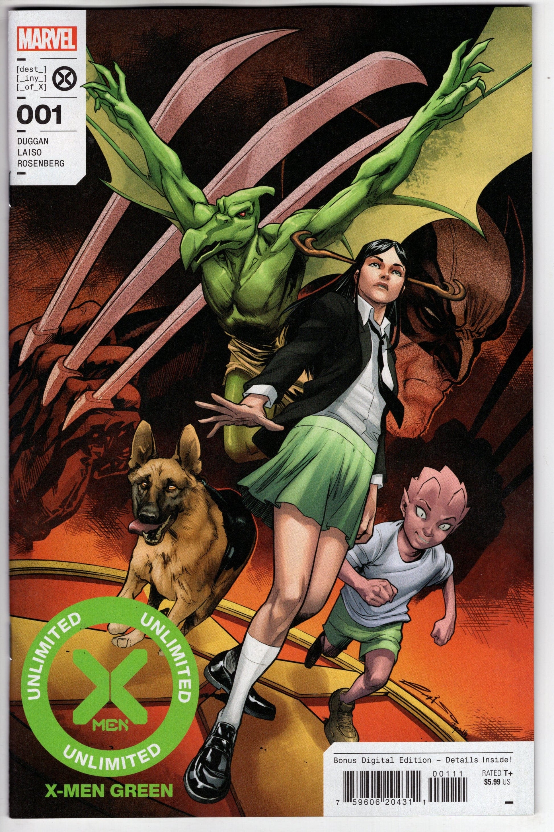 MARVEL PRH COMIC BOOKS X-MEN UNLIMITED X-MEN GREEN #1 (OF 2)