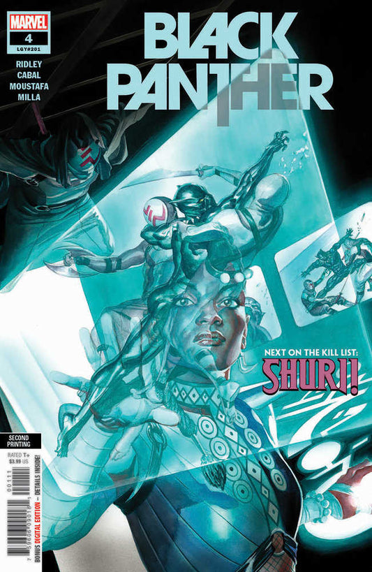 MARVEL PRH Comics Black Panther #4 2nd Print Alex Ross Variant