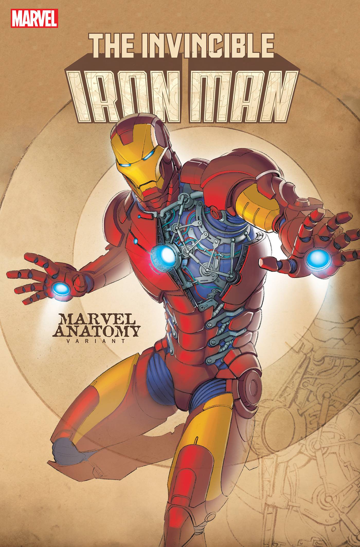 MARVEL PRH Comics INVINCIBLE IRON MAN #3 LOBE MARVEL ANATOMY VAR